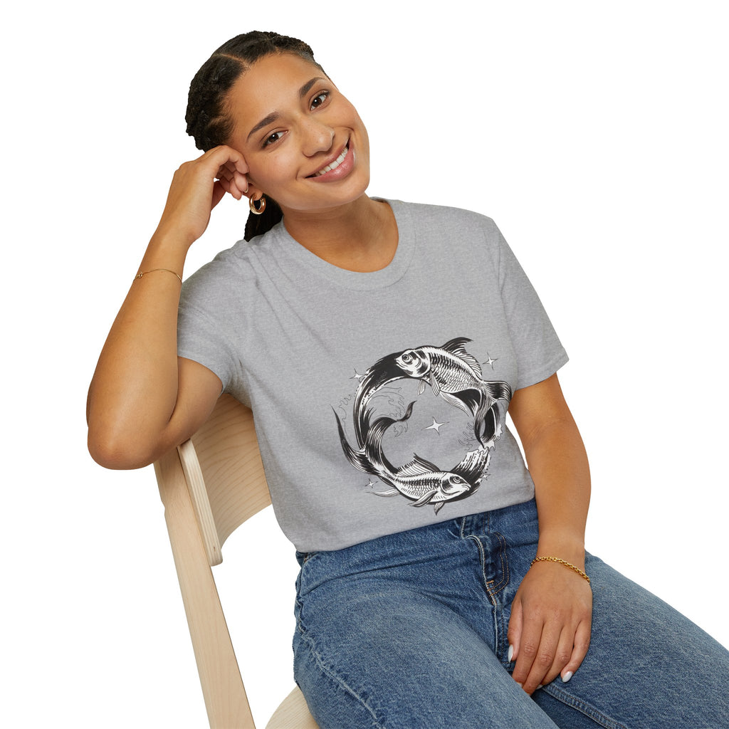 Koi Fish T-Shirt — 'You and Me Always Forever' Romantic Graphic Tee
