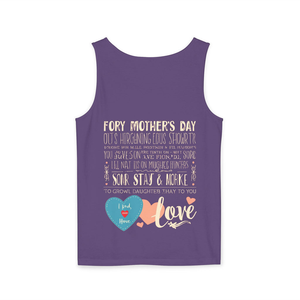 Indie Mama Moon Tank Top — Boho Mother's Day Graphic Tank