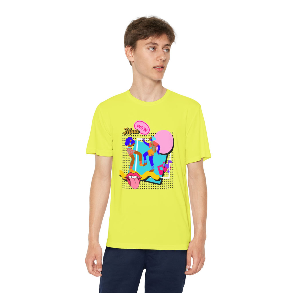 Youth Competitor Tee – Retro Pop Graphic T-Shirt