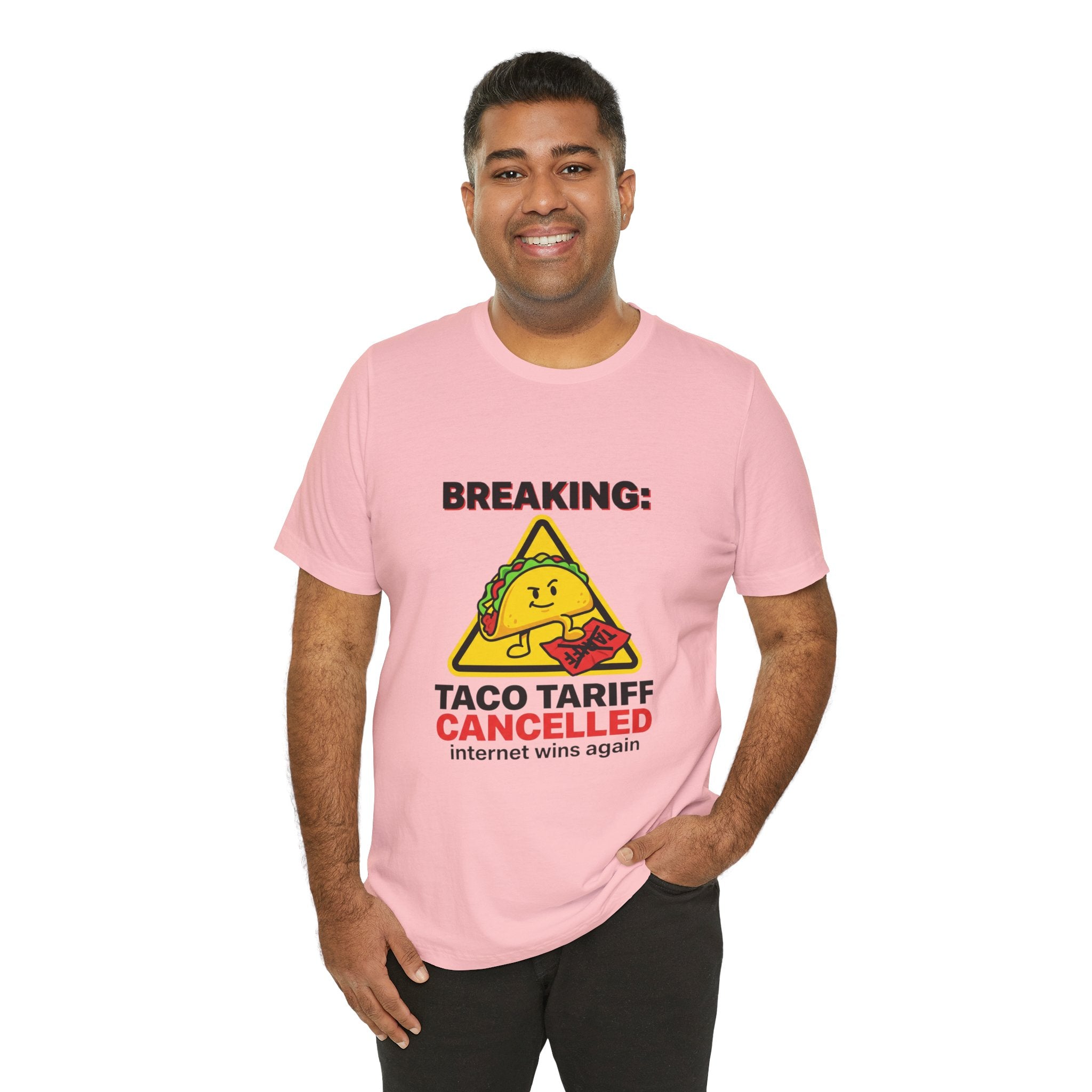 Taco Tariff Cancelled Tee | political taco meme, protest typography