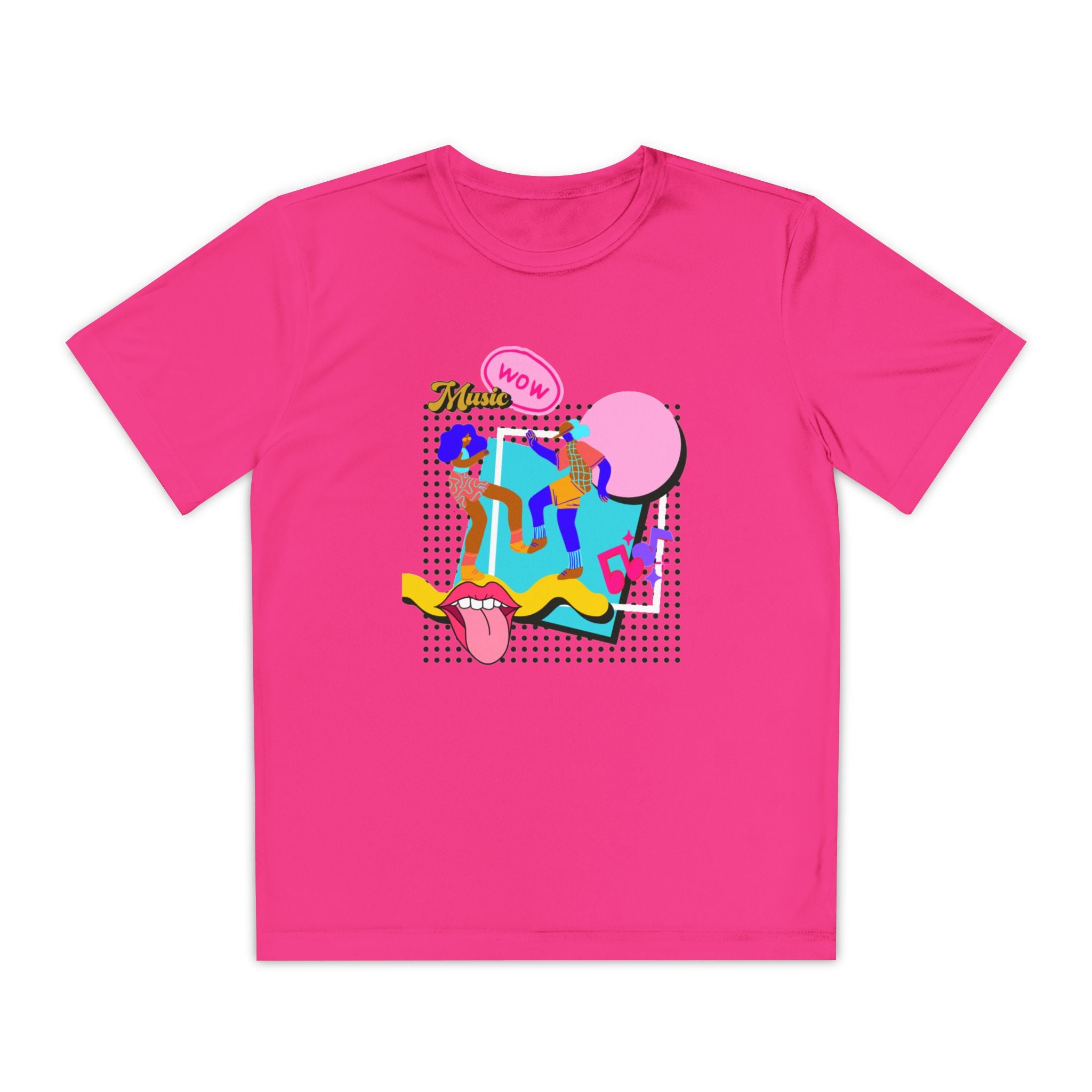 Youth Competitor Tee – Retro Pop Graphic T-Shirt