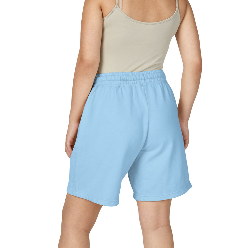 Floral Heart Blossom Sweat Shorts — "All the Love You Give" Lightweight Fleece