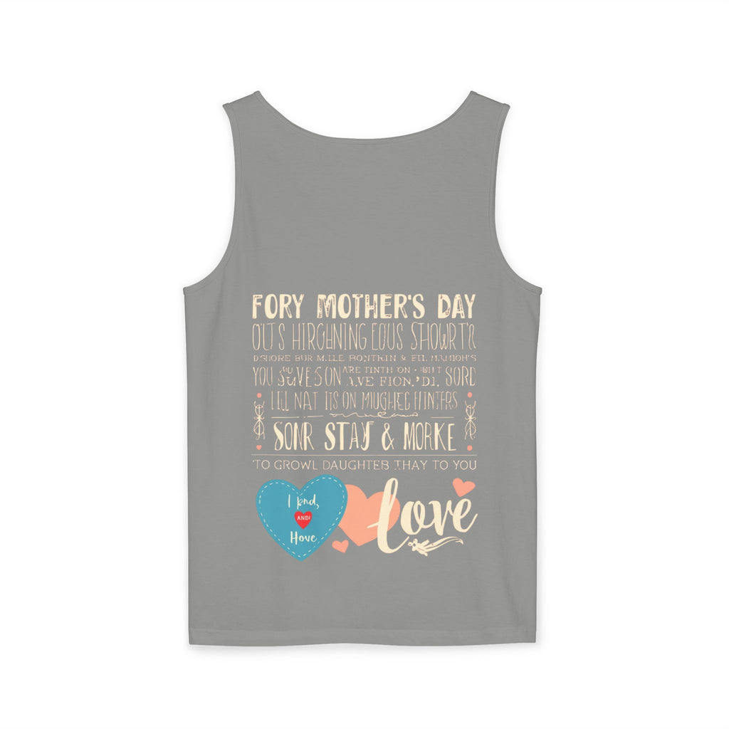 Indie Mama Moon Tank Top — Boho Mother's Day Graphic Tank