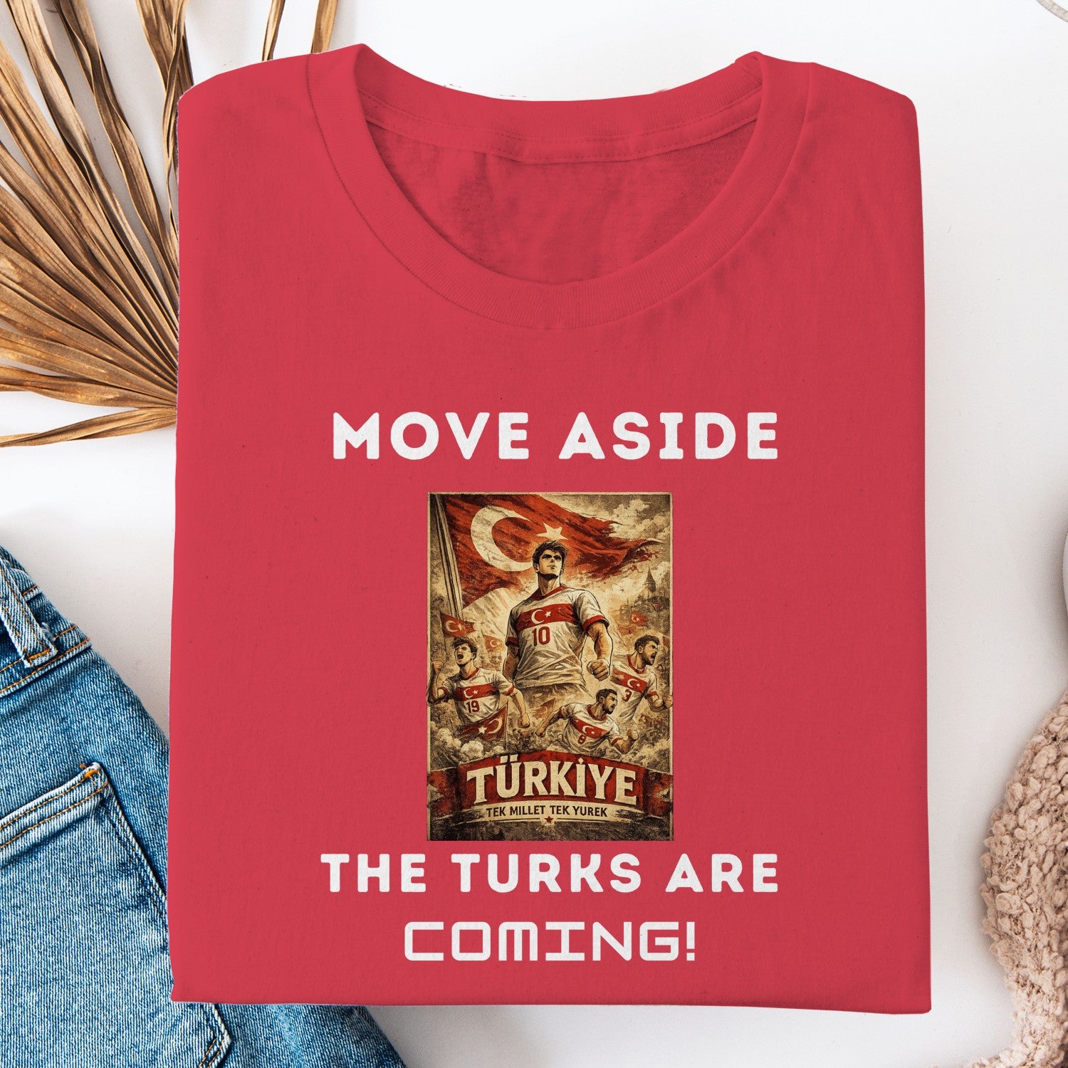 Turkey Soccer Shirt, Move Aside The Turks Are Coming Tee, Turkish Football Fan Shirt, Vintage Türkiye Supporter T-Shirt, World Cup Turkey Tee