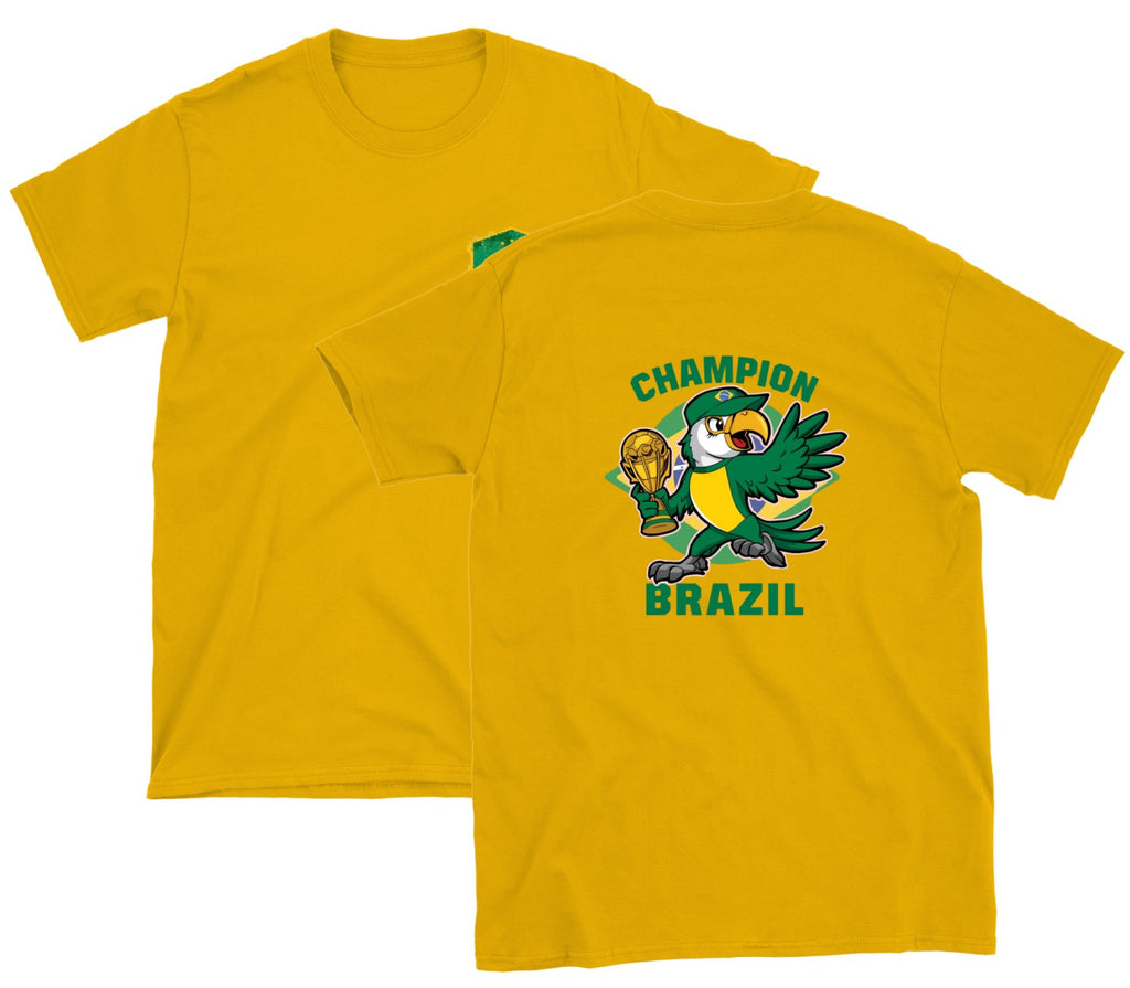 Unique Brazilian Design Shirt, Customizable Tee, Comfortable Print-On-Demand T-Shirt, Perfect Gift For Fashion Lovers