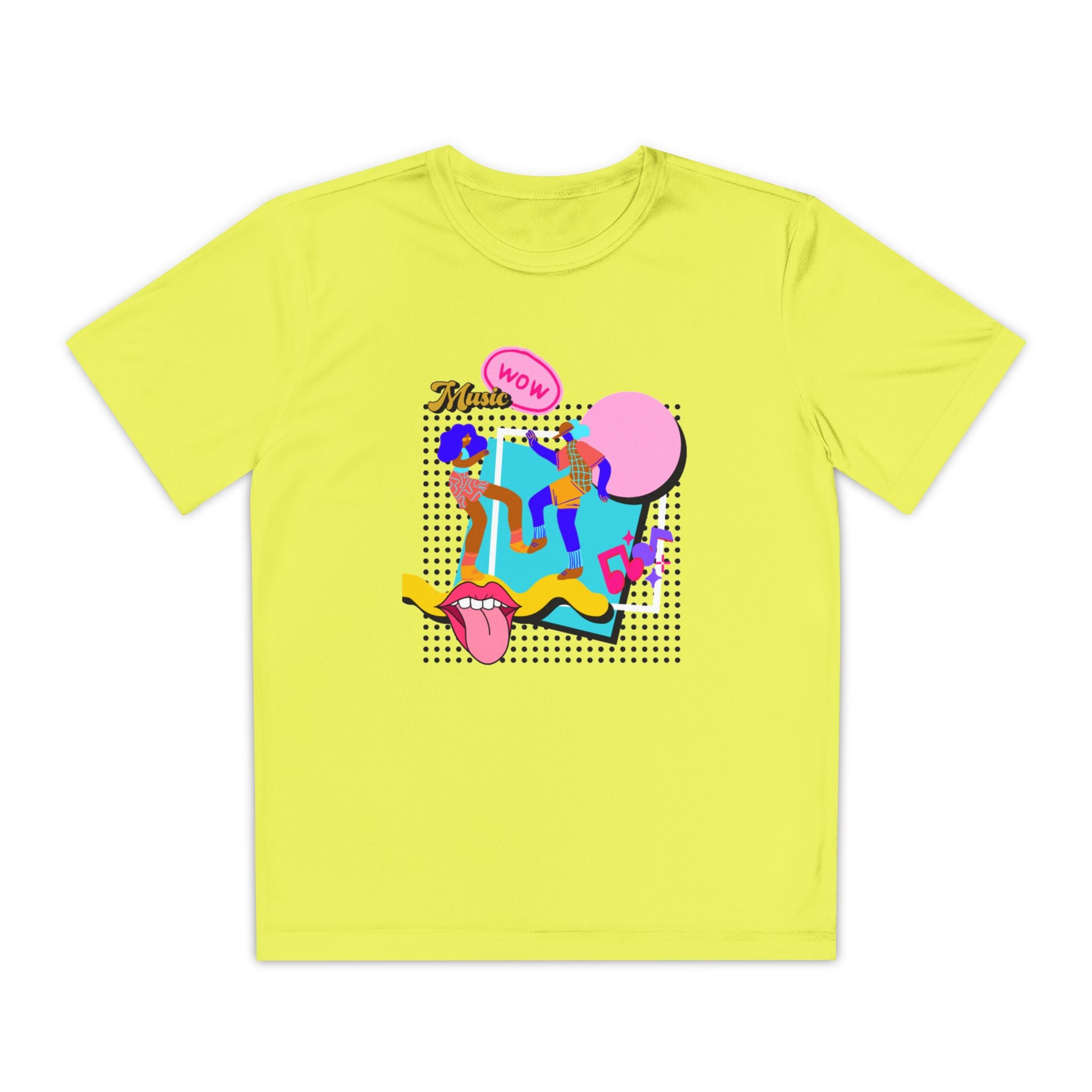 Youth Competitor Tee – Retro Pop Graphic T-Shirt