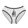 Women's Briefs — 'Gentleman' Vintage Illustration Lace-Trim Panties