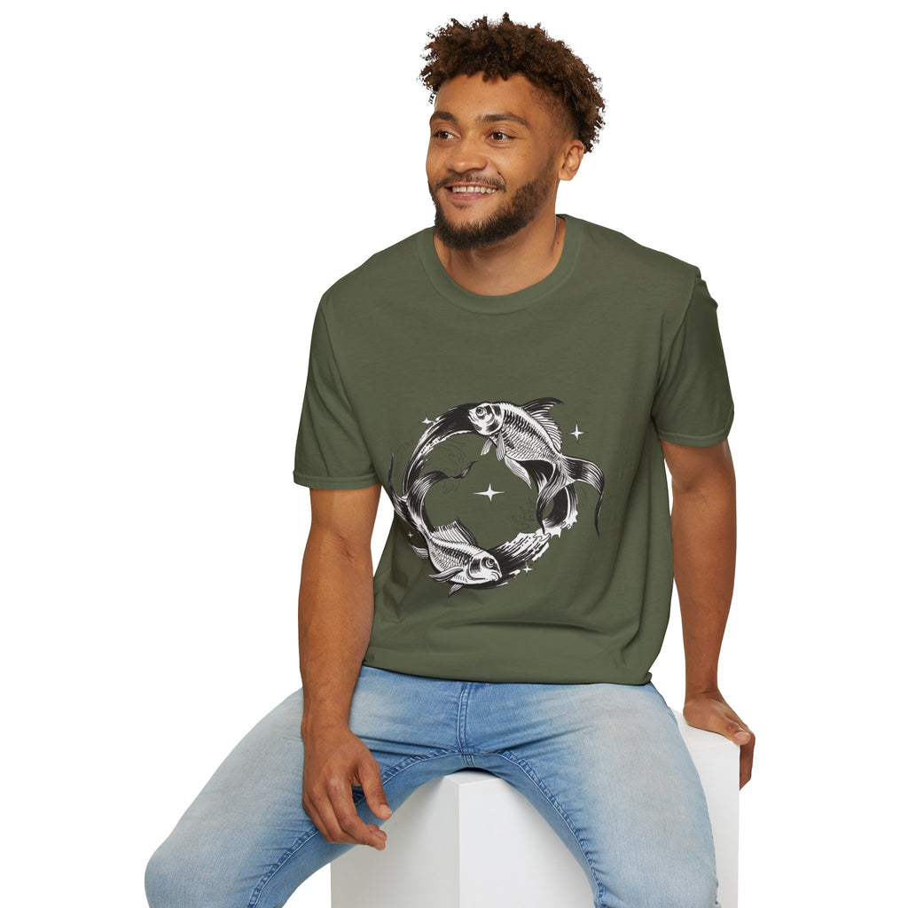 Koi Fish T-Shirt — 'You and Me Always Forever' Romantic Graphic Tee