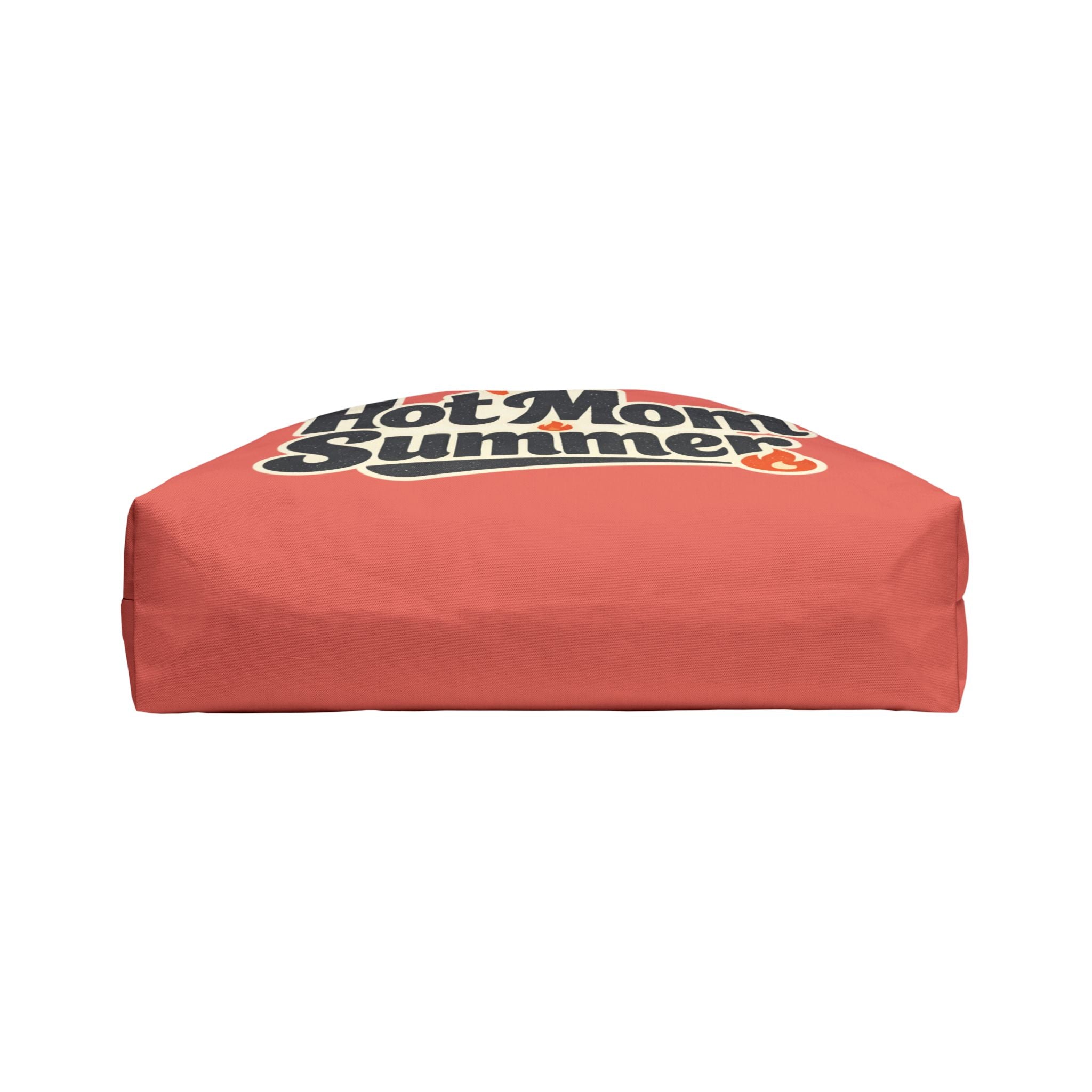 Weekender Tote Bag — "Hot Mom Summer" Retro Fire Graphic Beach Bag