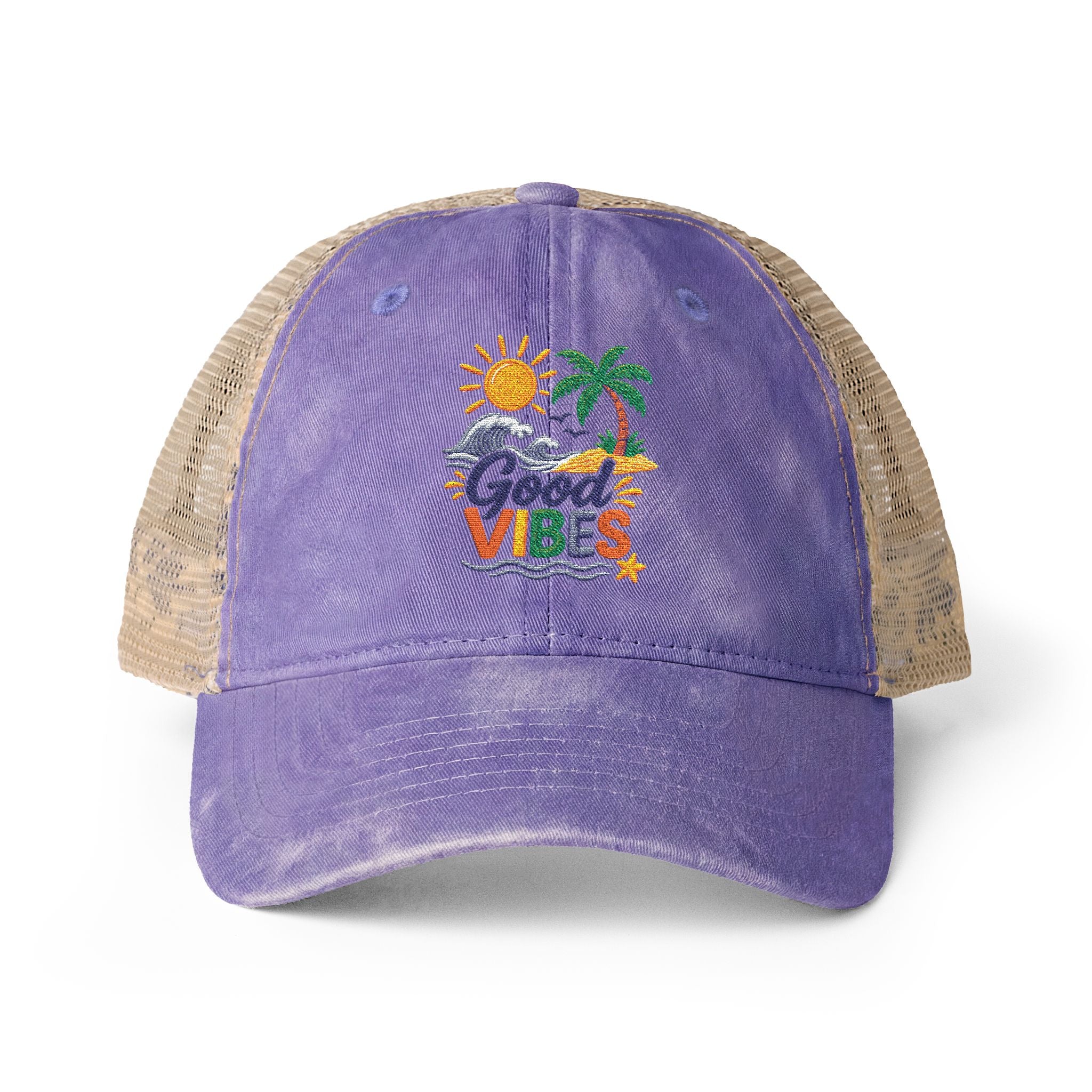 Women's Washed Mesh-Back Cap