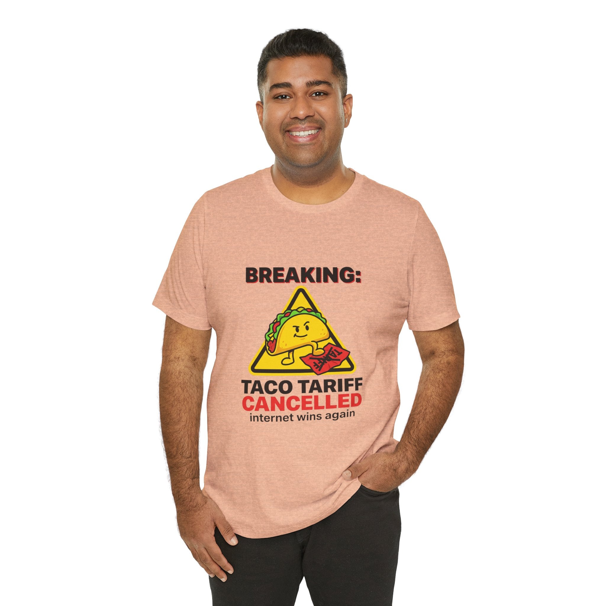 Taco Tariff Cancelled Tee | political taco meme, protest typography
