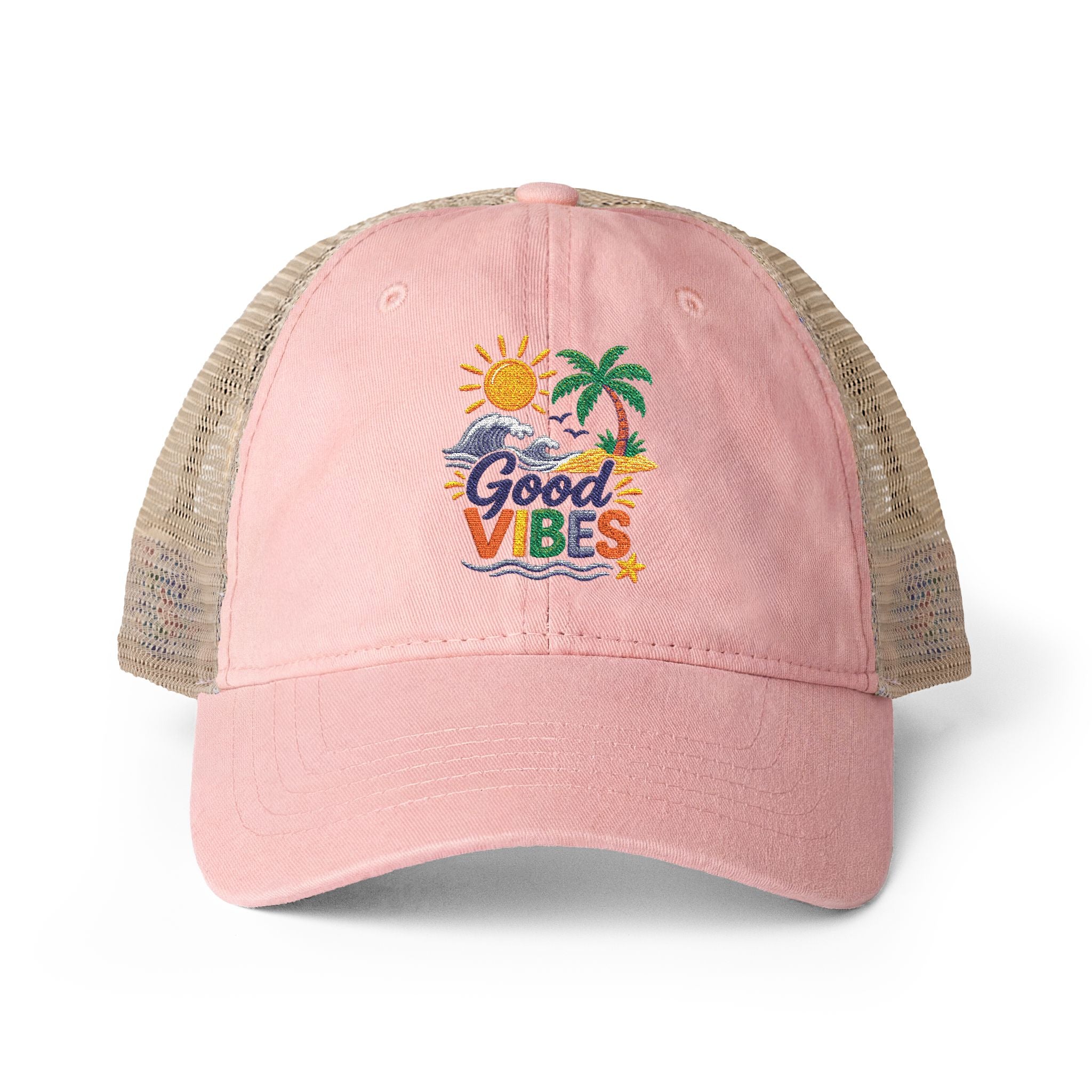 Women's Washed Mesh-Back Cap