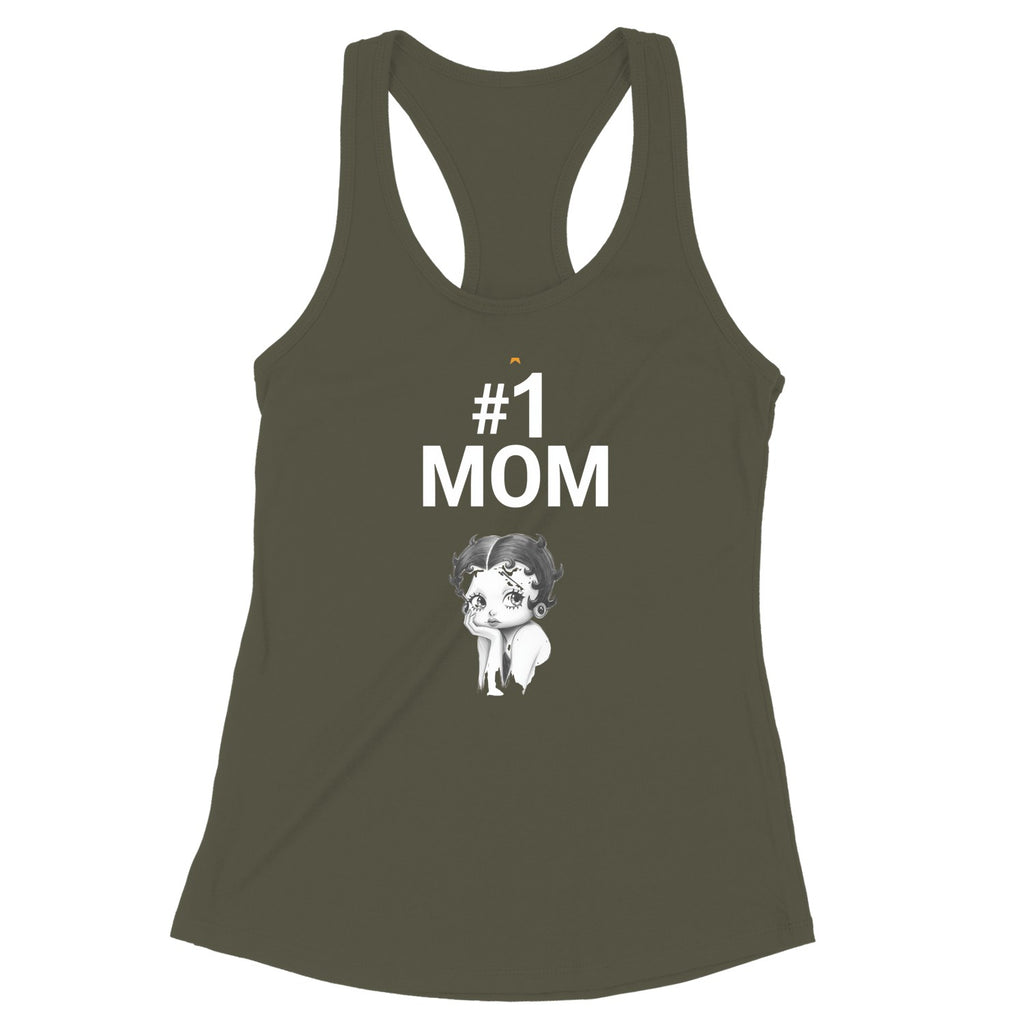 Inspirational Racerback Top For Moms, Mom Gift Tee, Trendy Workout T-shirt, Thoughtful Mother's Day Gift, Casual Style