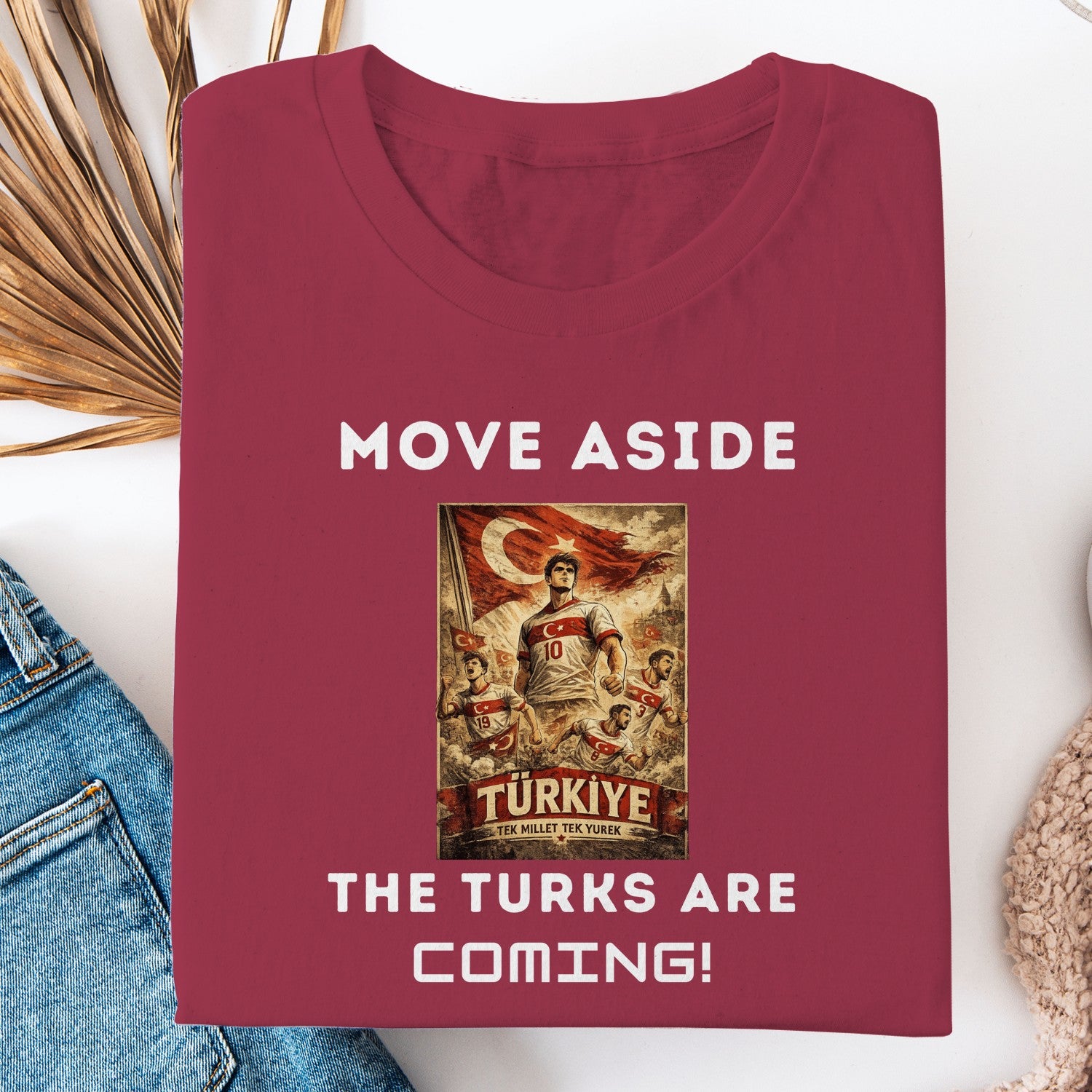 Turkey Soccer Shirt, Move Aside The Turks Are Coming Tee, Turkish Football Fan Shirt, Vintage Türkiye Supporter T-Shirt, World Cup Turkey Tee