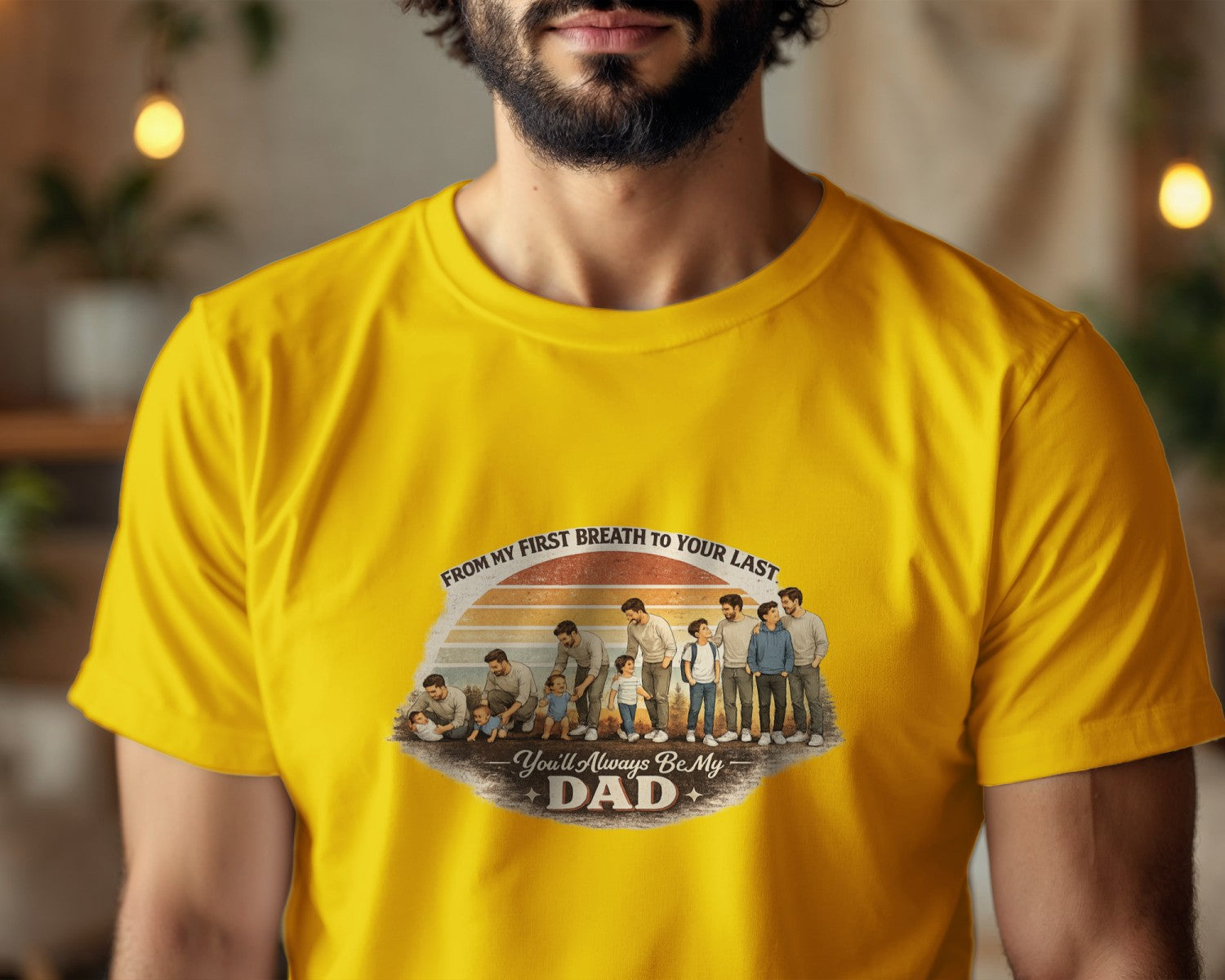 Father Son Shirt, Fathers Day Gift From Son, Emotional Dad Shirt, From My First Breath To Your Last, Matching Dad Son Tee, Dad Gift