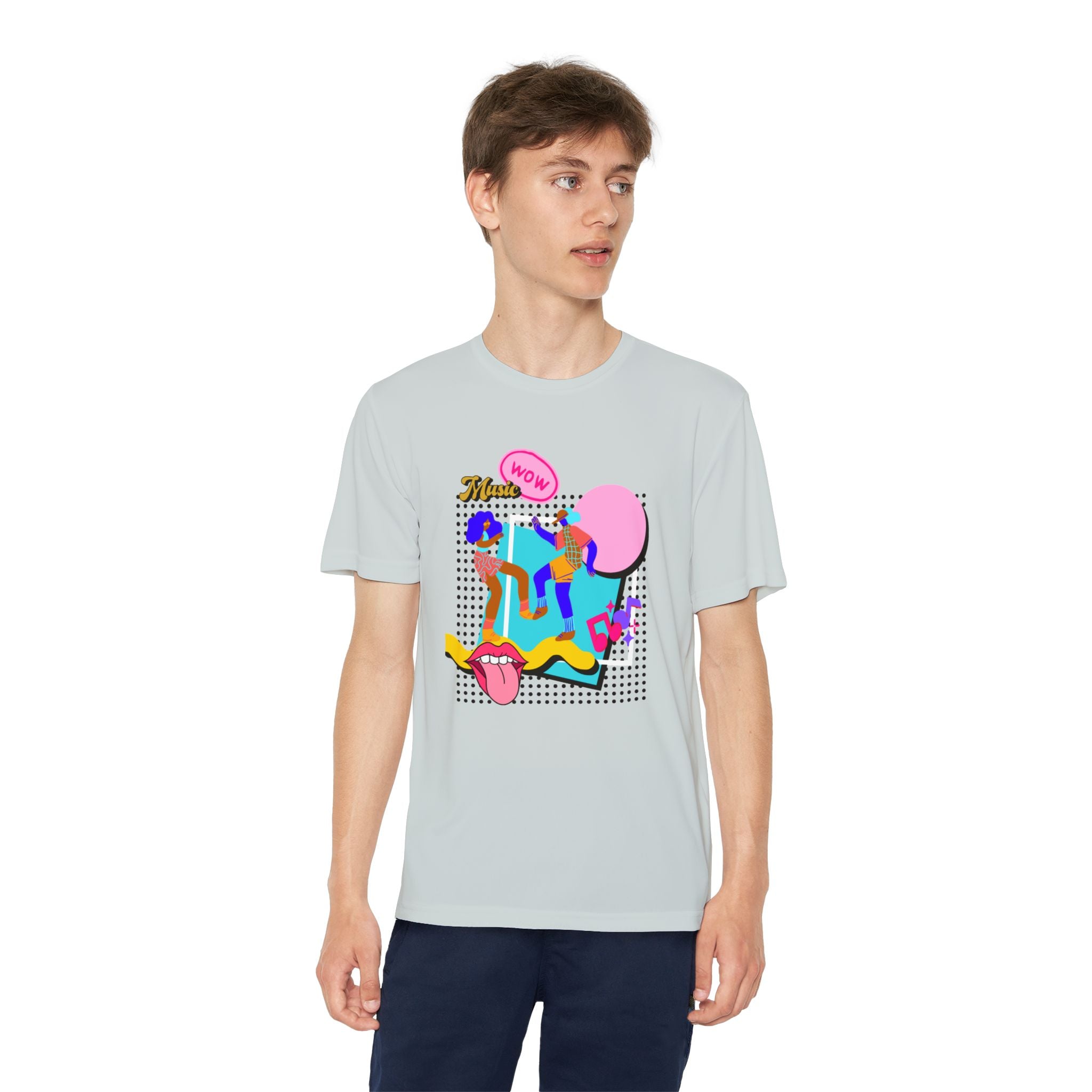 Youth Competitor Tee – Retro Pop Graphic T-Shirt
