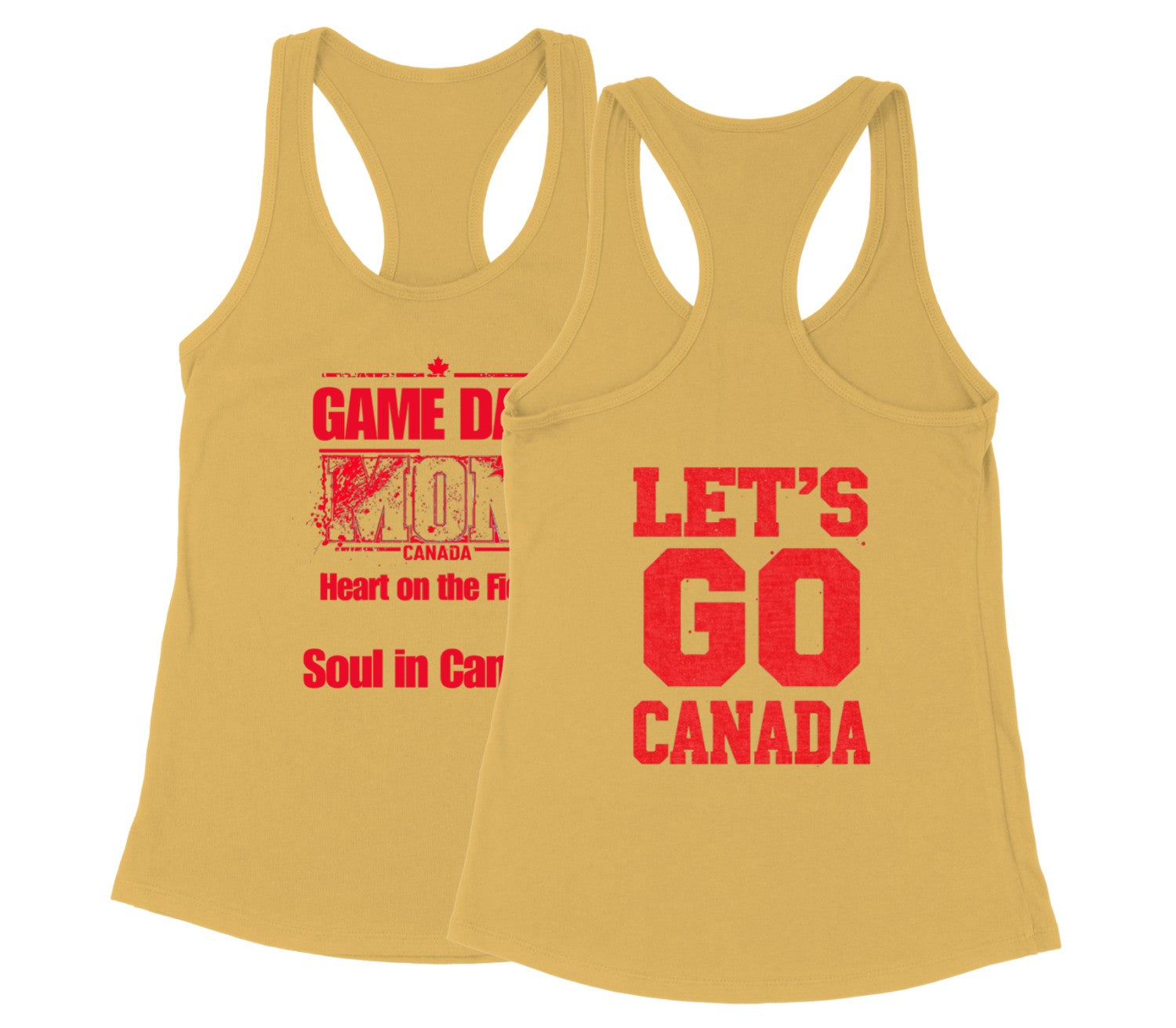 Canada Soccer Women's Racerback Tank, World Cup Supporter Tee, Proud Canadian Mom Shirt, Athletic Tank Top