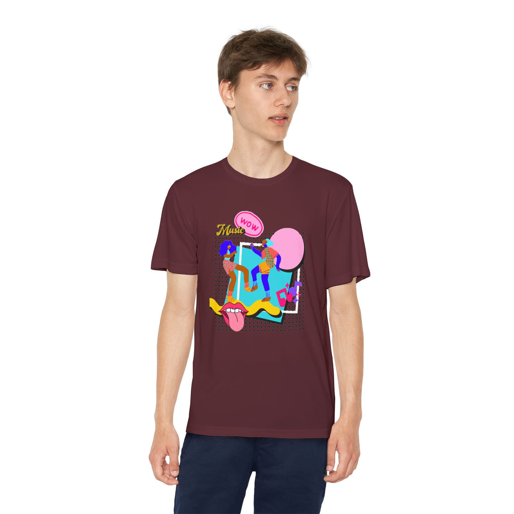 Youth Competitor Tee – Retro Pop Graphic T-Shirt