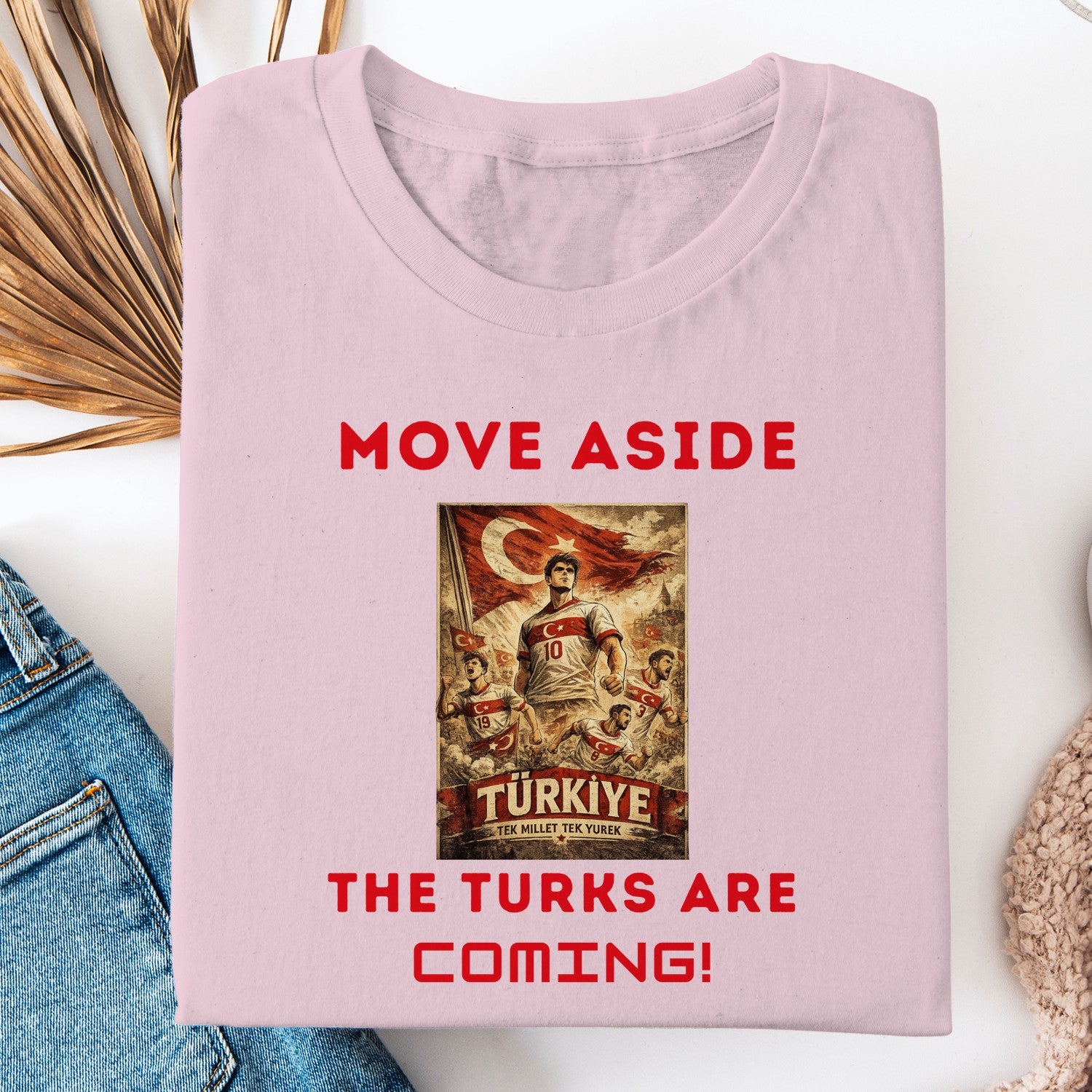 Turkey Soccer Shirt, Move Aside The Turks Are Coming Tee, Turkish Football Fan Shirt, Vintage Türkiye Supporter T-Shirt, World Cup Turkey Tee