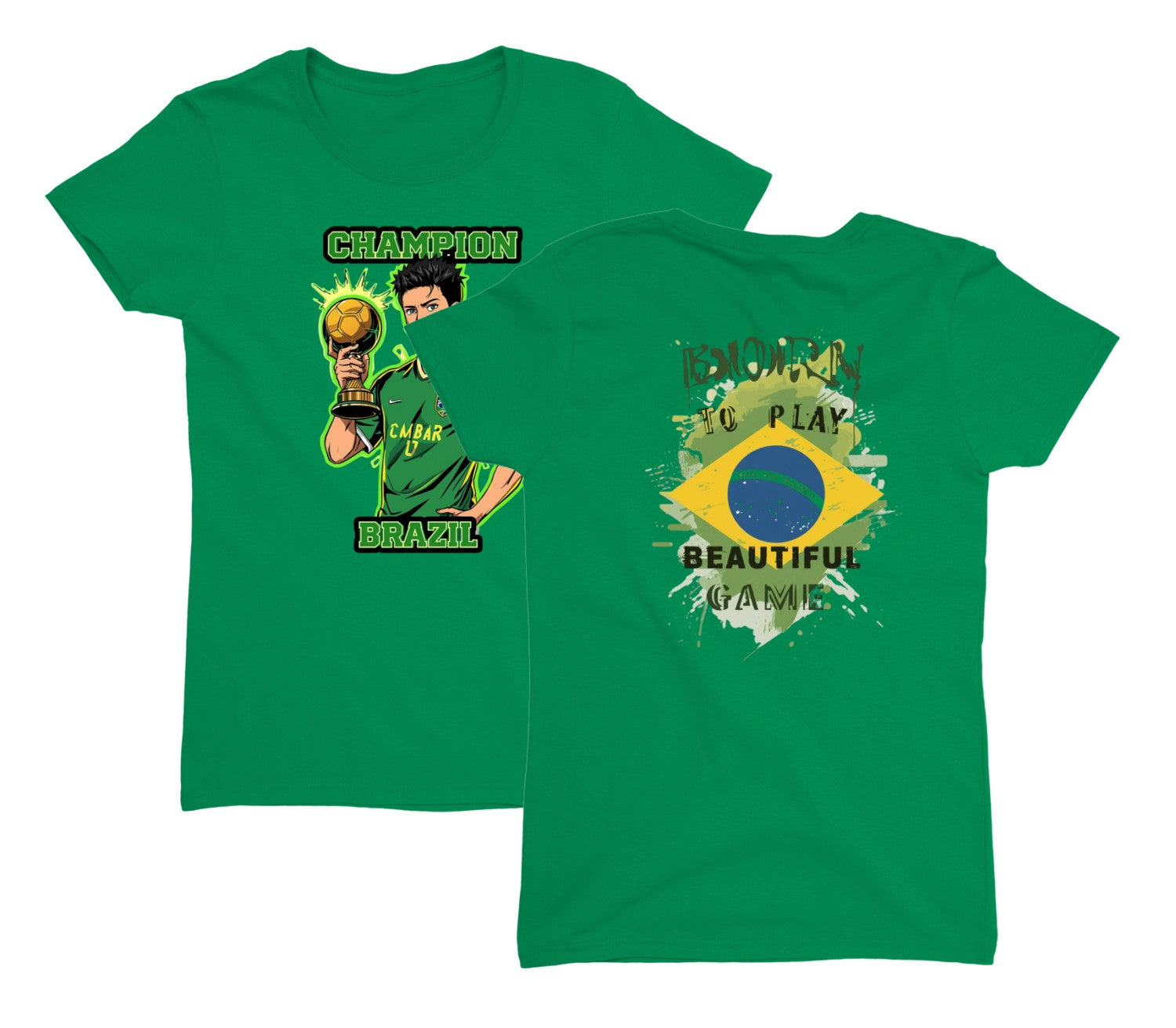 Brazilian Legend Team T-Shirt, Efsane Takim Brezilya Tee, Women’s Casual Shirt, Perfect Print On Demand Gift