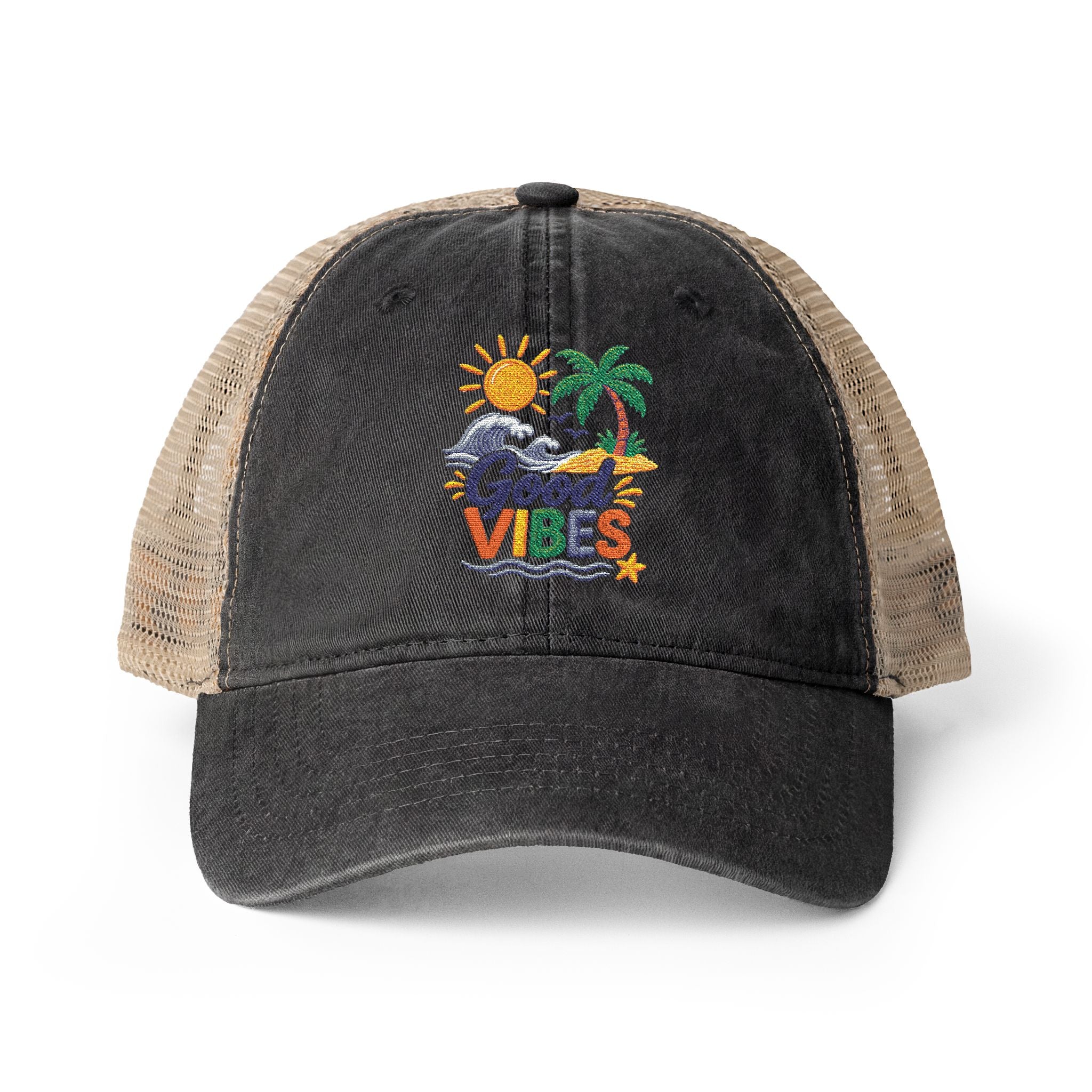 Women's Washed Mesh-Back Cap