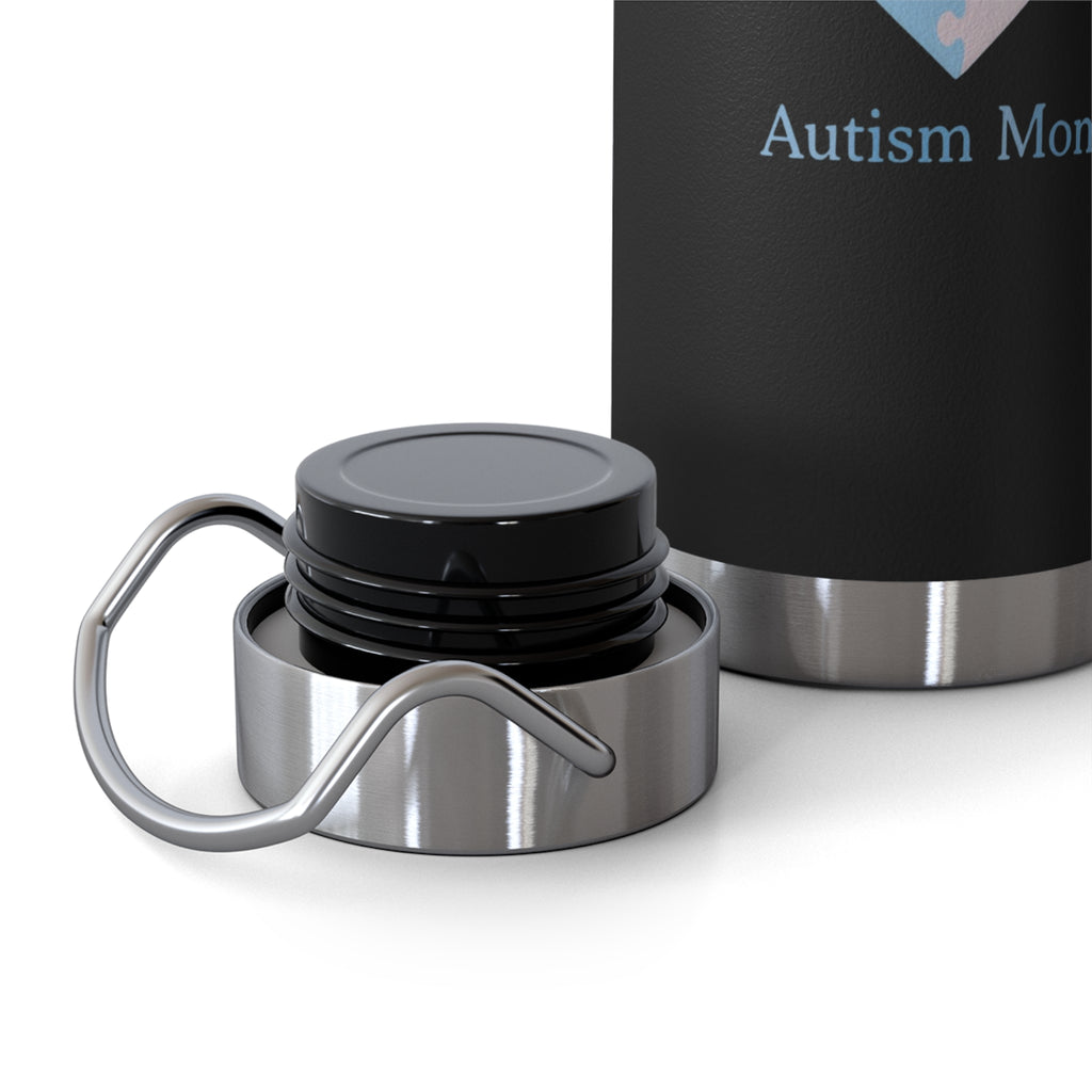 Autism Mom Puzzle Heart Copper Insulated Bottle — 22oz Vacuum Flask