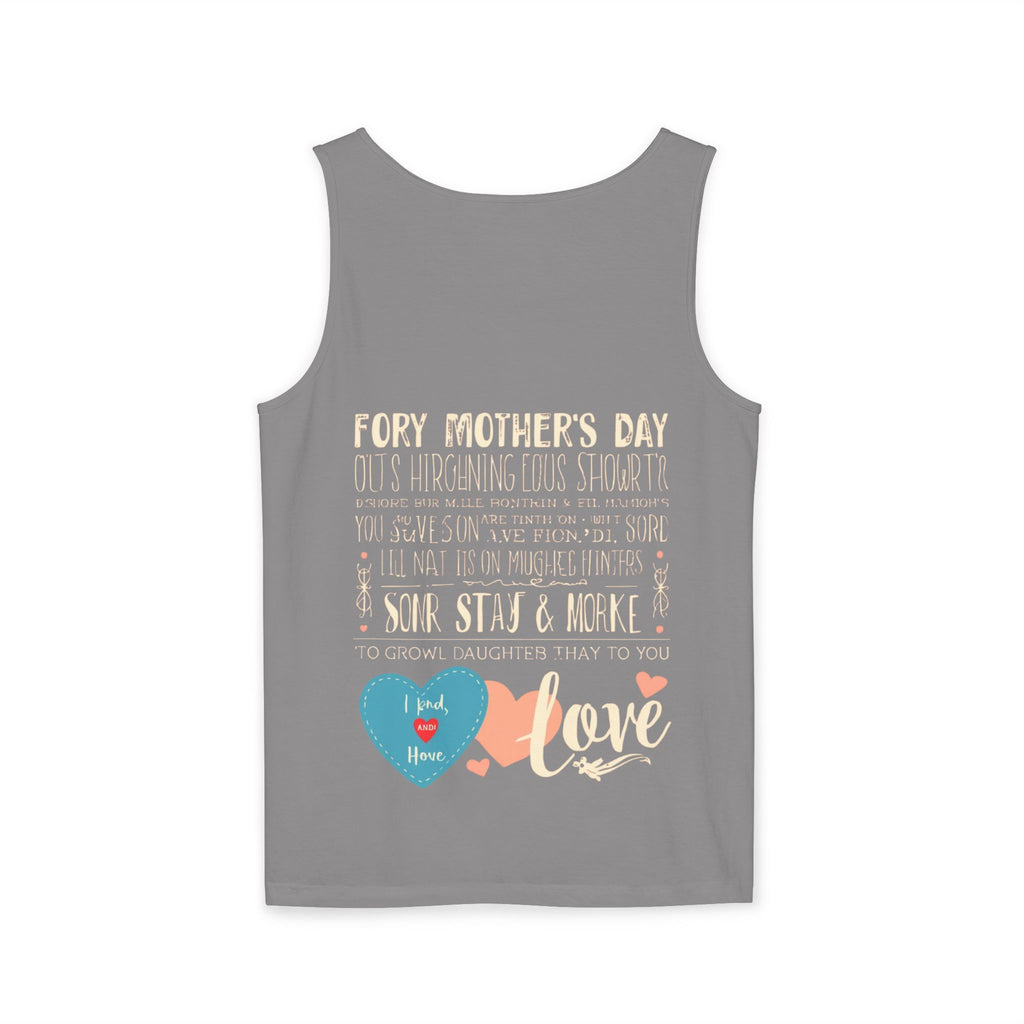 Indie Mama Moon Tank Top — Boho Mother's Day Graphic Tank