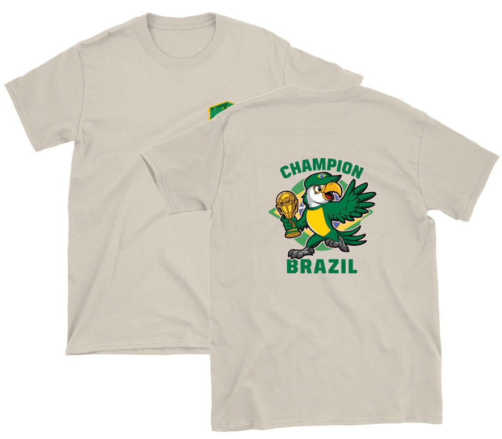 Unique Brazilian Design Shirt, Customizable Tee, Comfortable Print-On-Demand T-Shirt, Perfect Gift For Fashion Lovers