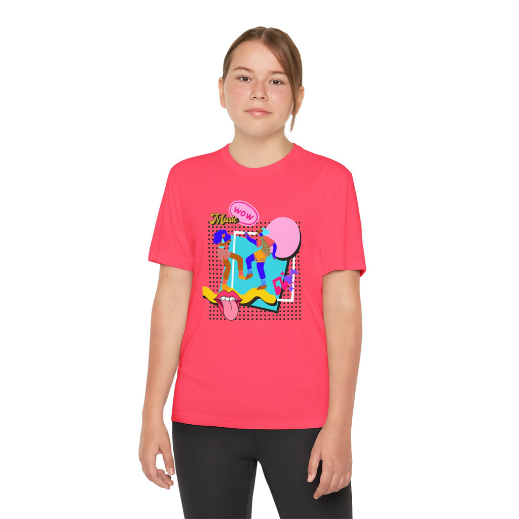 Youth Competitor Tee – Retro Pop Graphic T-Shirt