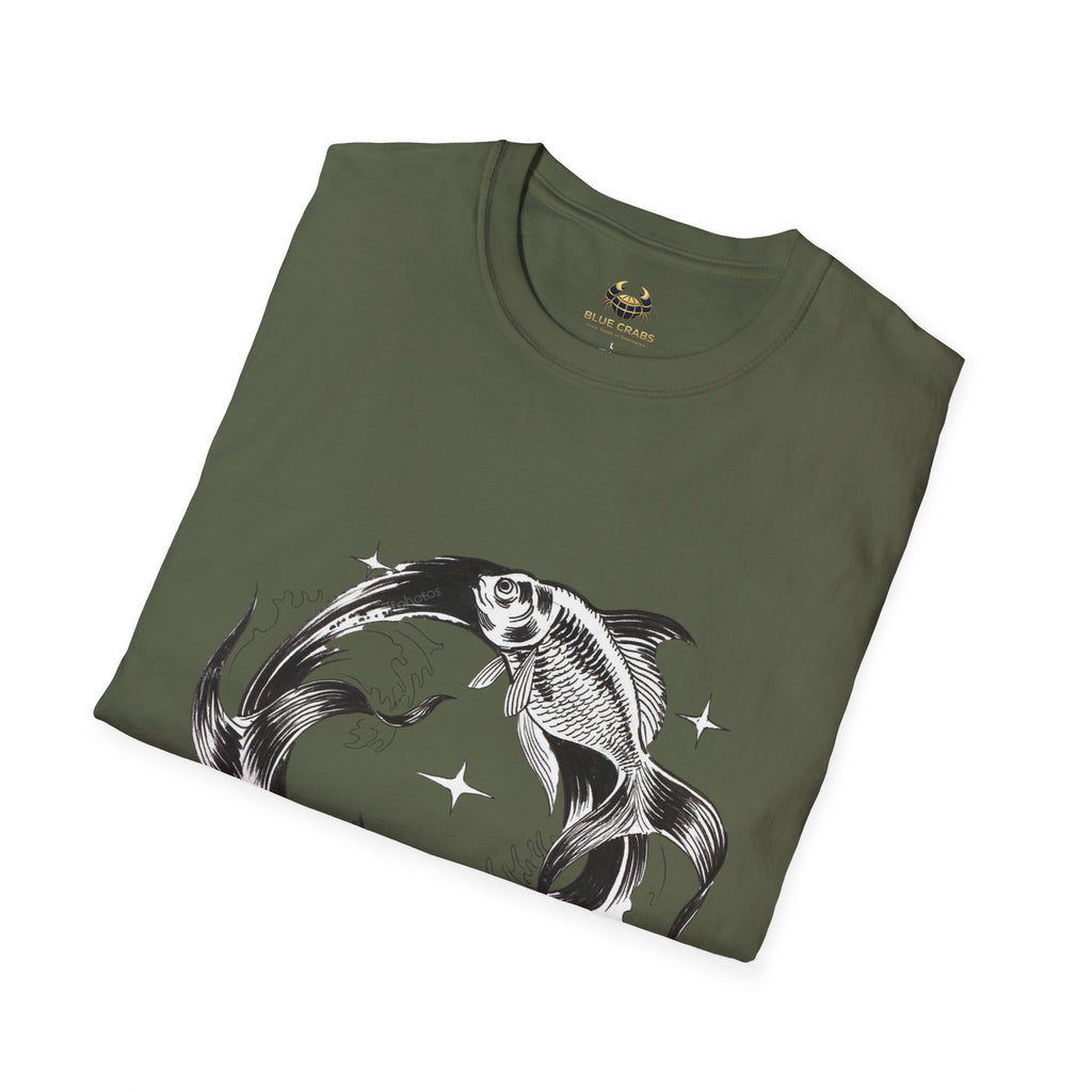 Koi Fish T-Shirt — 'You and Me Always Forever' Romantic Graphic Tee