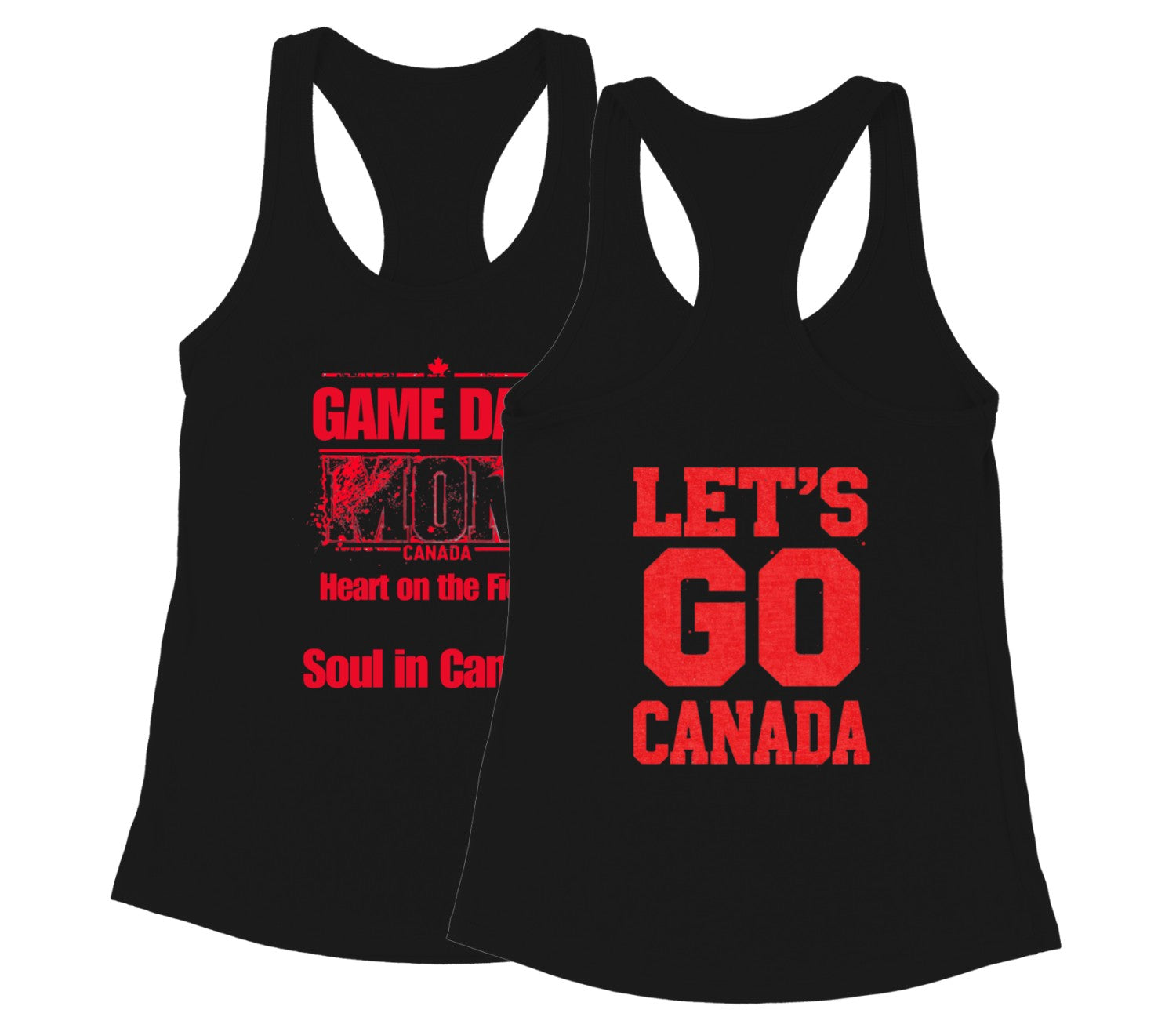 Canada Soccer Women's Racerback Tank, World Cup Supporter Tee, Proud Canadian Mom Shirt, Athletic Tank Top