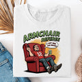 Armchair Referee Shirt, Funny Football Fan Tee, I Just Here For Snacks Shirt, Game Day T Shirt, Sports Lover Gift, Football Watching Tee