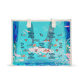 Holographic Beach Tote Bag — 'Salty but Sweet' Iridescent Carryall