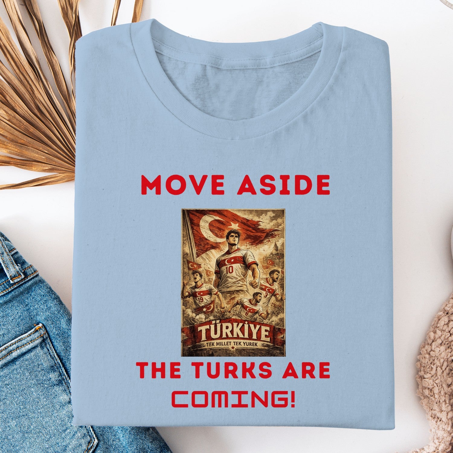 Turkey Soccer Shirt, Move Aside The Turks Are Coming Tee, Turkish Football Fan Shirt, Vintage Türkiye Supporter T-Shirt, World Cup Turkey Tee