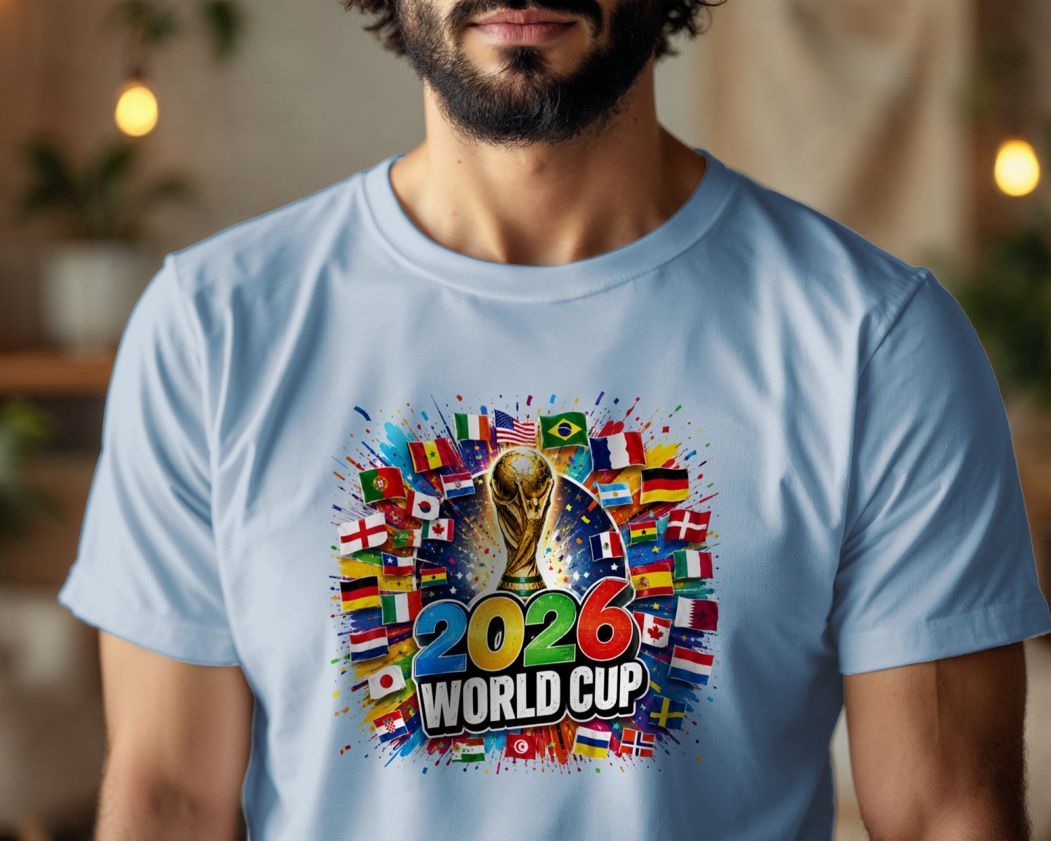 World Cup Shirt, Vintage Soccer Fan Tee, Football Supporter T-Shirt, National Team Fan Shirt, Retro Football Graphic Tee
