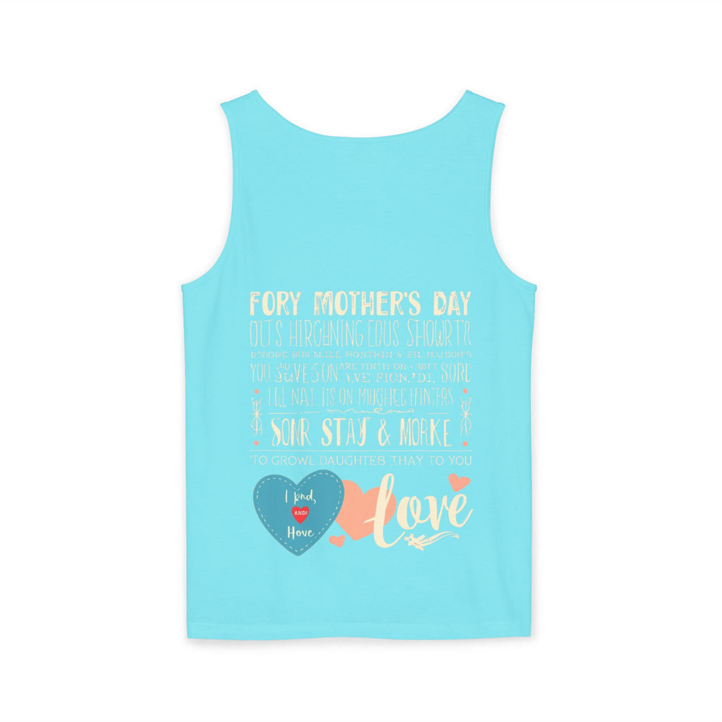 Indie Mama Moon Tank Top — Boho Mother's Day Graphic Tank