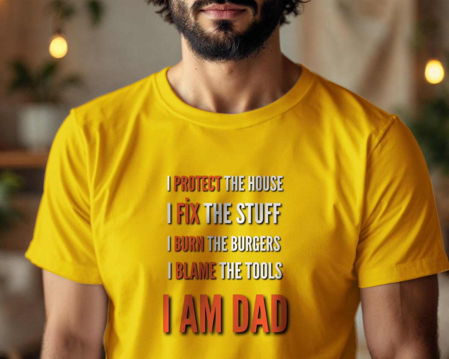 Funny Dad Shirt, I Protect The House Tee, Dad Joke Shirt, Father’s Day Gift for Dad, BBQ Dad Shirt, Funny Father T-Shirt
