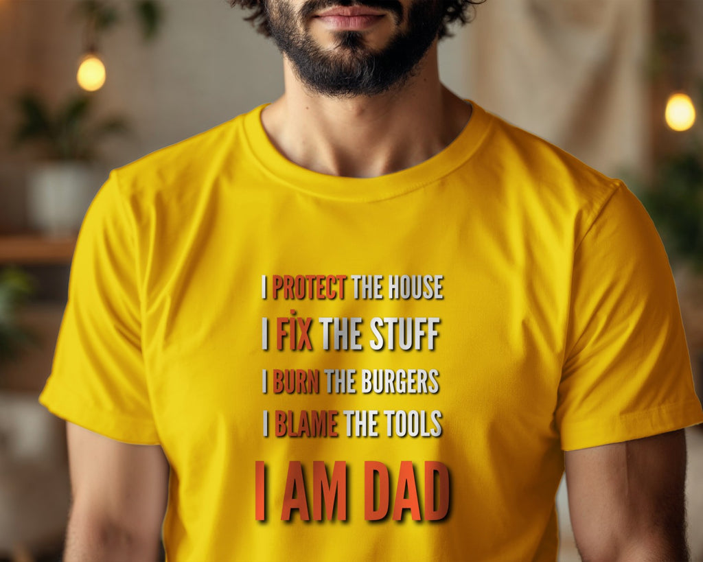 Funny Dad Shirt, I Protect The House Tee, Dad Joke Shirt, Father’s Day Gift for Dad, BBQ Dad Shirt, Funny Father T-Shirt