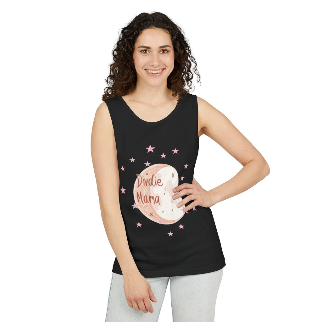 Indie Mama Moon Tank Top — Boho Mother's Day Graphic Tank