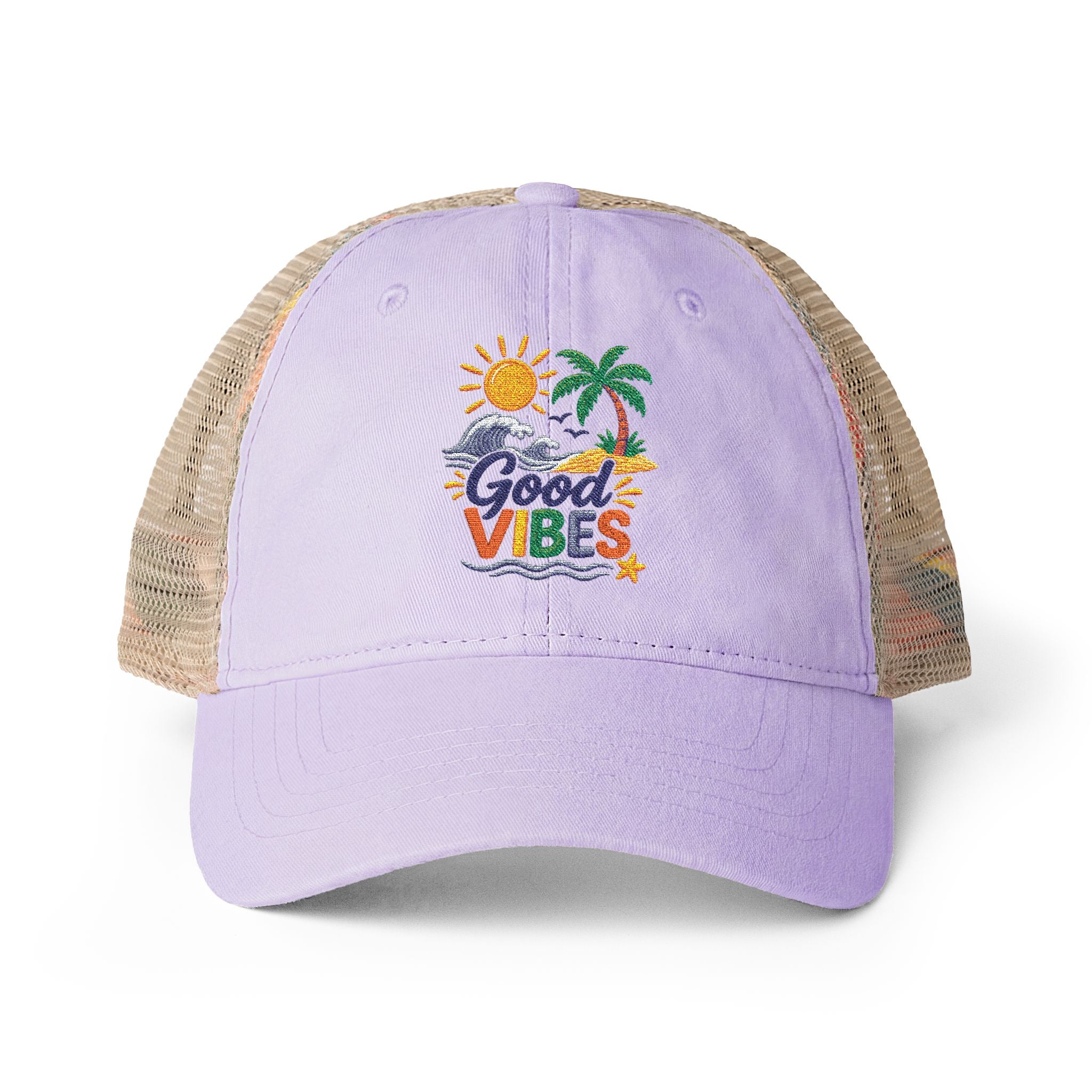 Women's Washed Mesh-Back Cap
