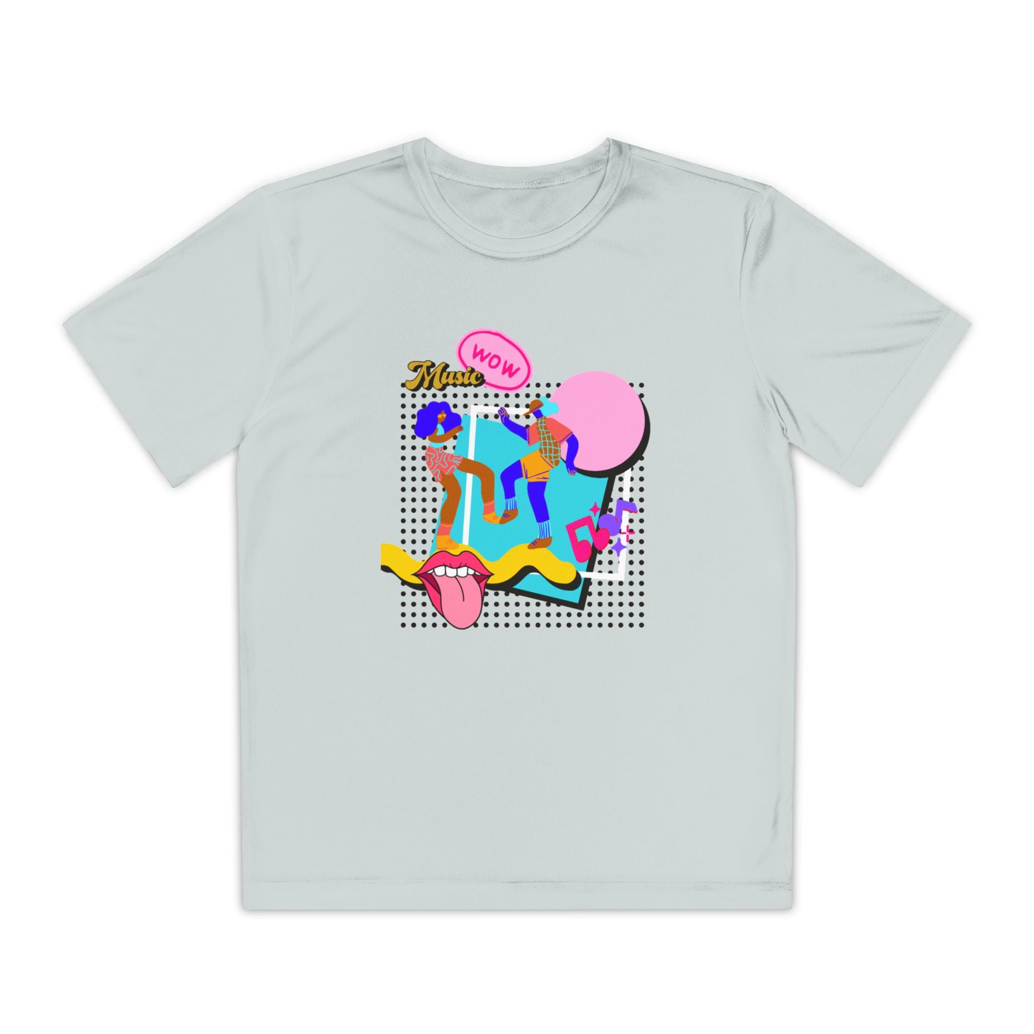 Youth Competitor Tee – Retro Pop Graphic T-Shirt