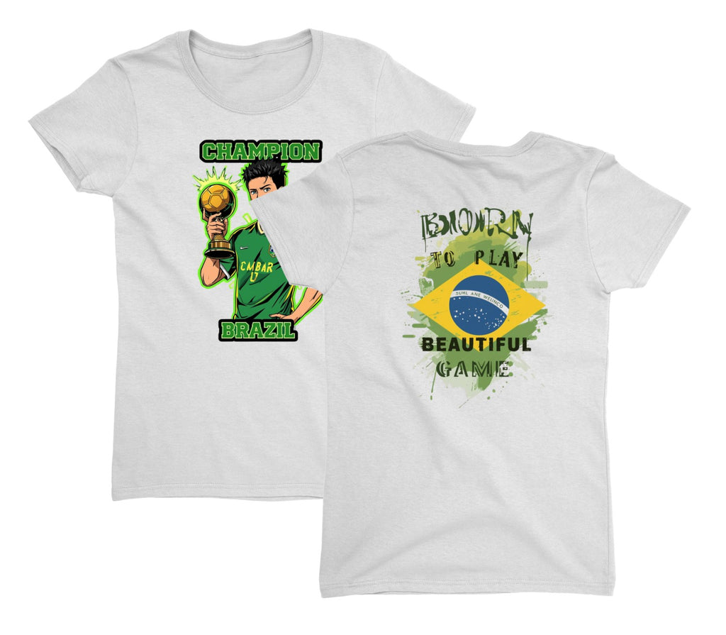 Main product image for Brazilian Legend Team T-Shirt, Efsane Takim Brezilya Tee, Women’s Casual Shirt, Perfect Print On Demand Gift