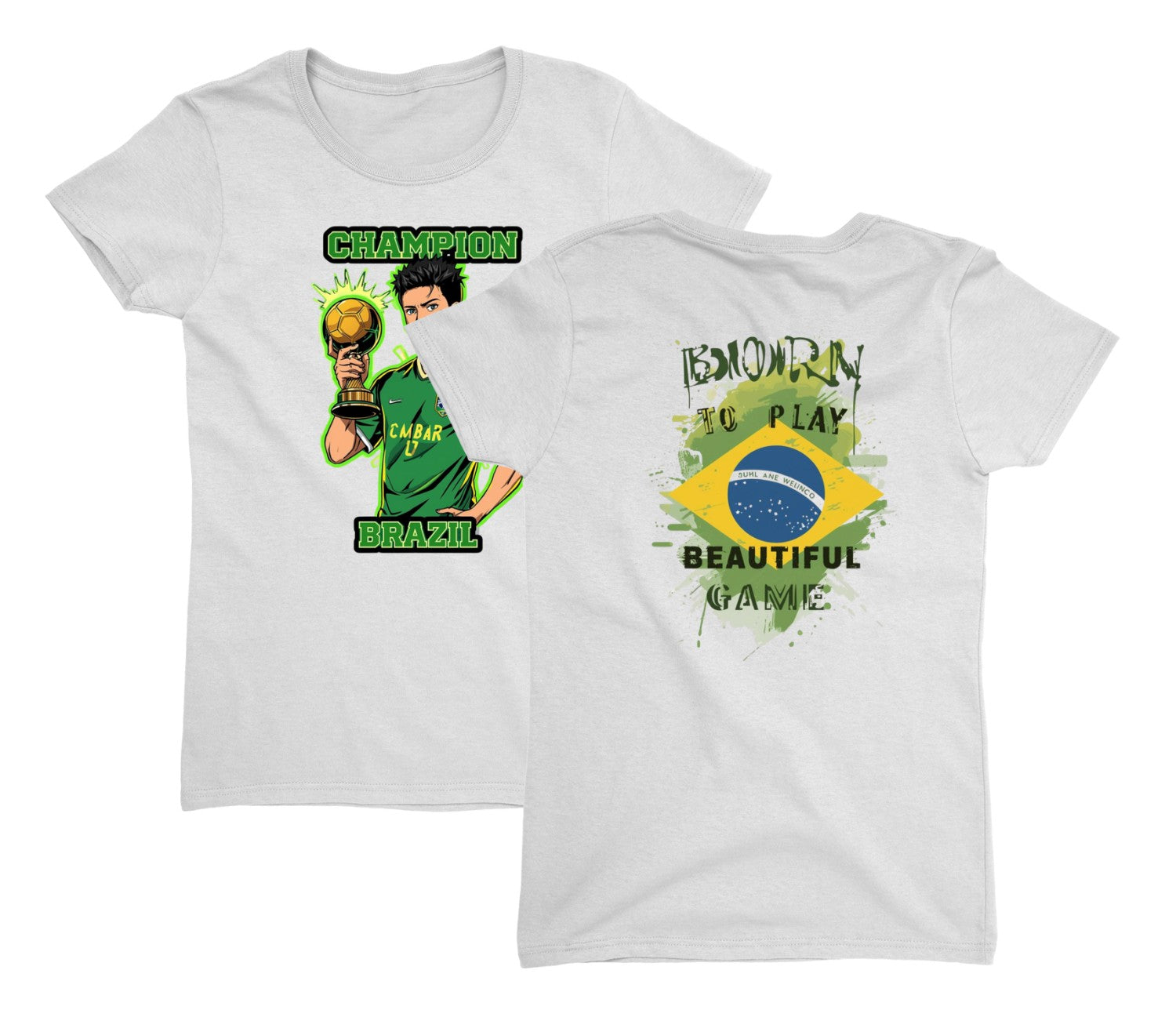 Brazilian Legend Team T-Shirt, Efsane Takim Brezilya Tee, Women’s Casual Shirt, Perfect Print On Demand Gift