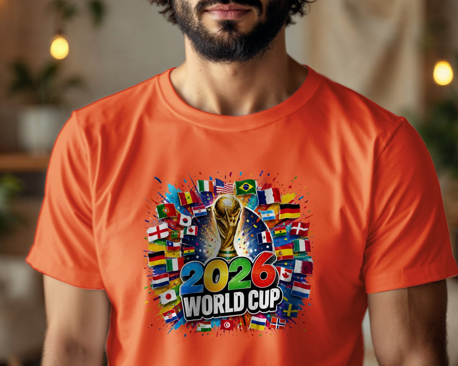 World Cup Shirt, Vintage Soccer Fan Tee, Football Supporter T-Shirt, National Team Fan Shirt, Retro Football Graphic Tee