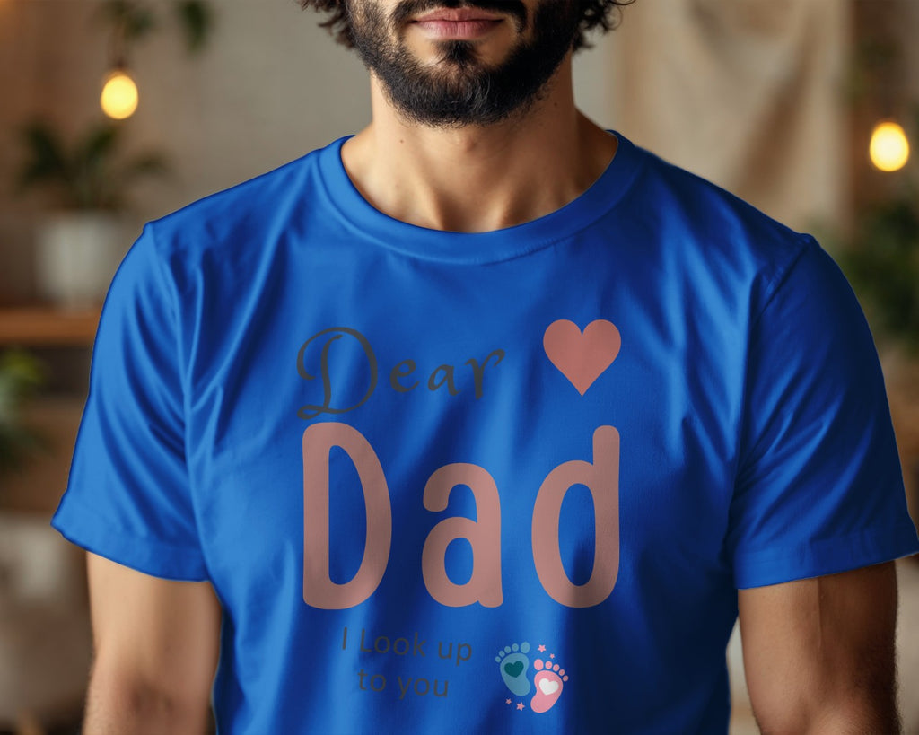 Dad And Mom Matching T-Shirts, Cute Family Gift Tee, Softstyle Design Idea, Perfect Present For New Parents, Unique Shirt