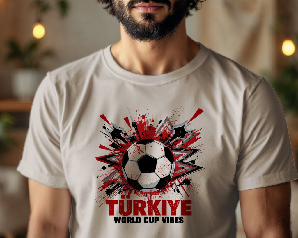 Turkey Soccer Shirt, Father Son Türkiye Tee, Turkish Football Fan Shirt, Raised To Support Türkiye, Father’s Day Soccer Gift
