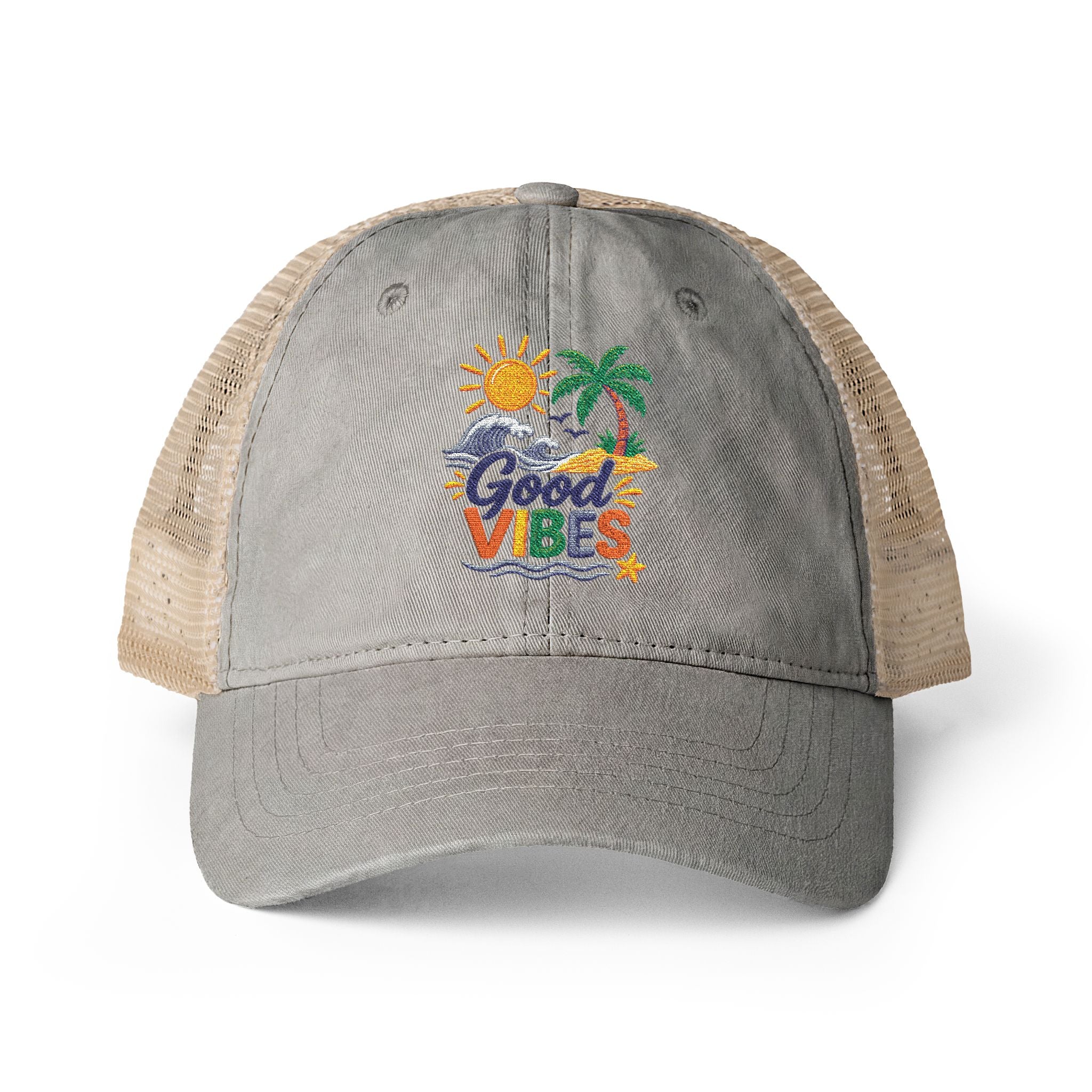 Women's Washed Mesh-Back Cap