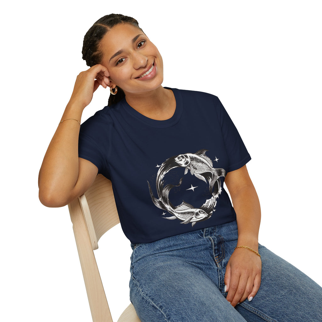 Koi Fish T-Shirt — 'You and Me Always Forever' Romantic Graphic Tee
