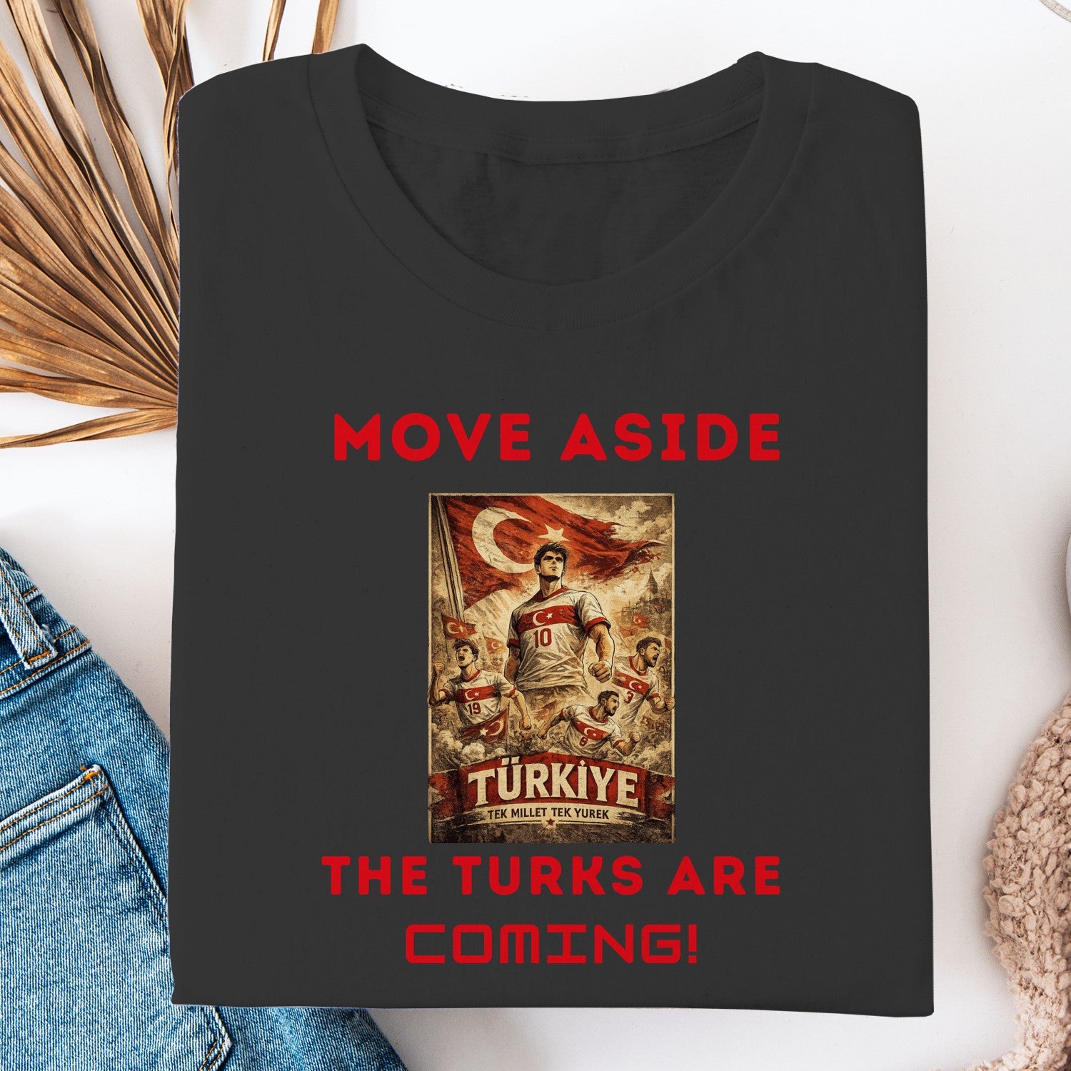 Turkey Soccer Shirt, Move Aside The Turks Are Coming Tee, Turkish Football Fan Shirt, Vintage Türkiye Supporter T-Shirt, World Cup Turkey Tee
