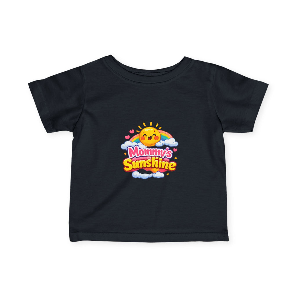 Infant Tee — "Mommy's Sunshine" Cute Sun & Rainbow Baby Shirt
